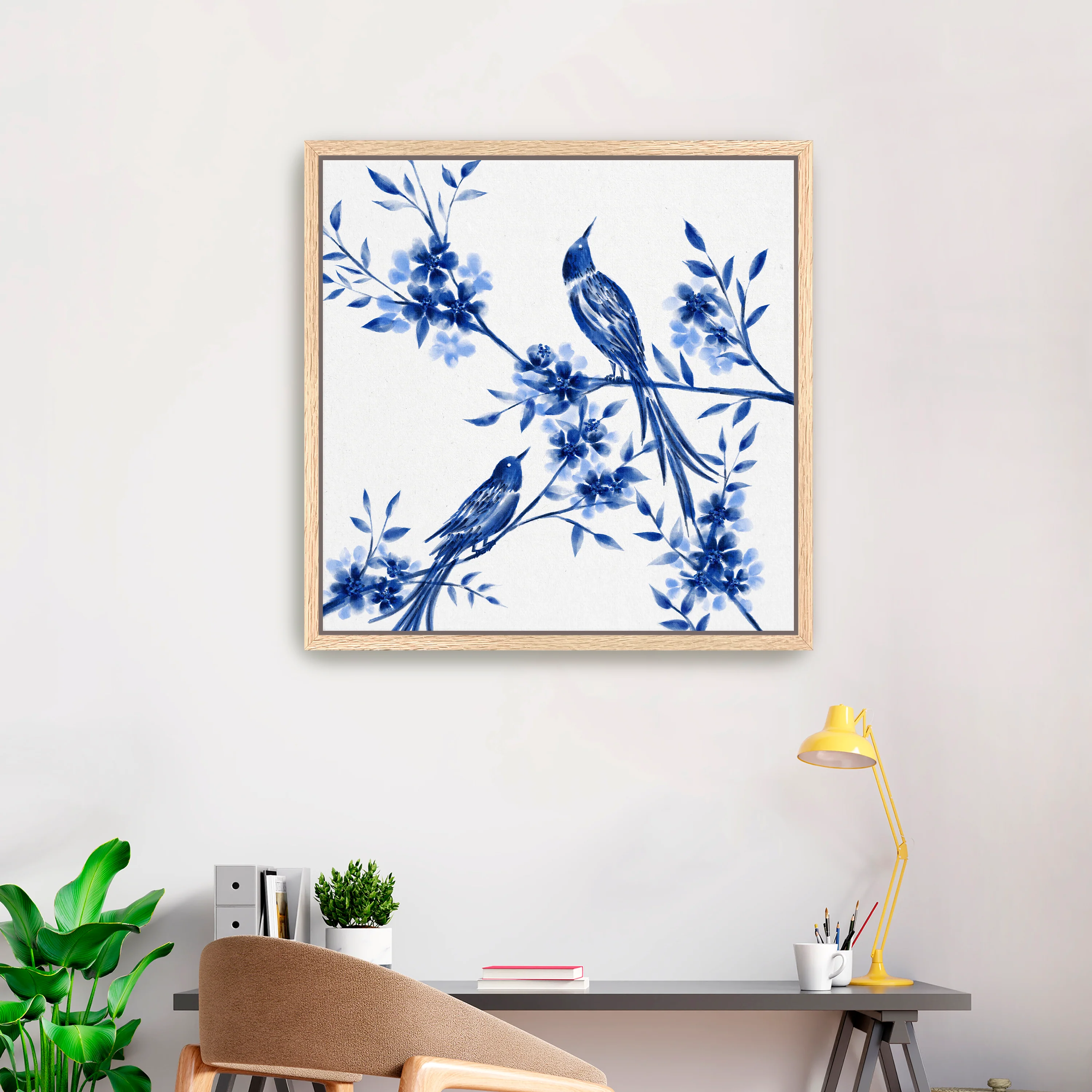 Blue Wings Canvas Giclee