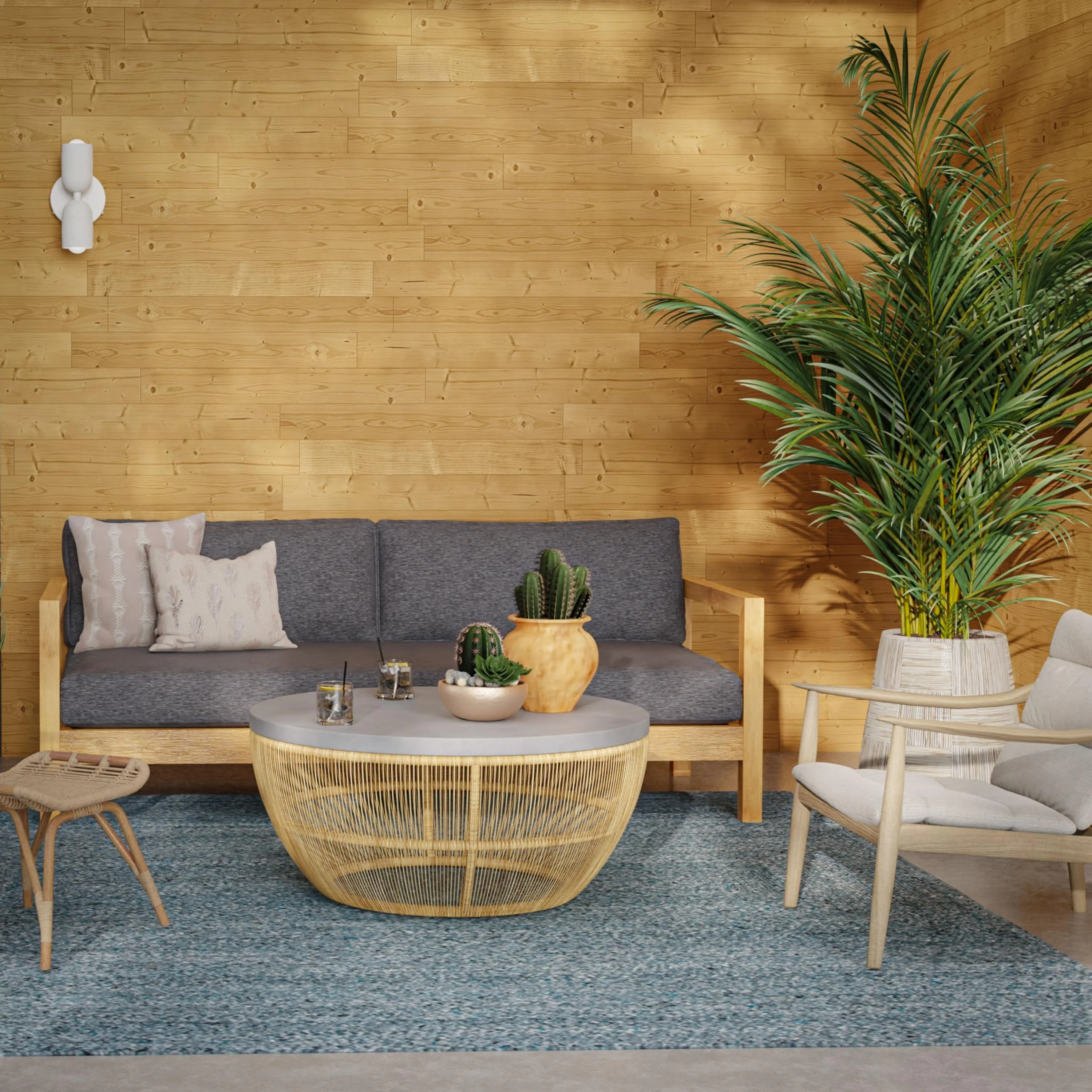 Pavilion Hand Woven 100% Polyester Flat Weave Area Rug