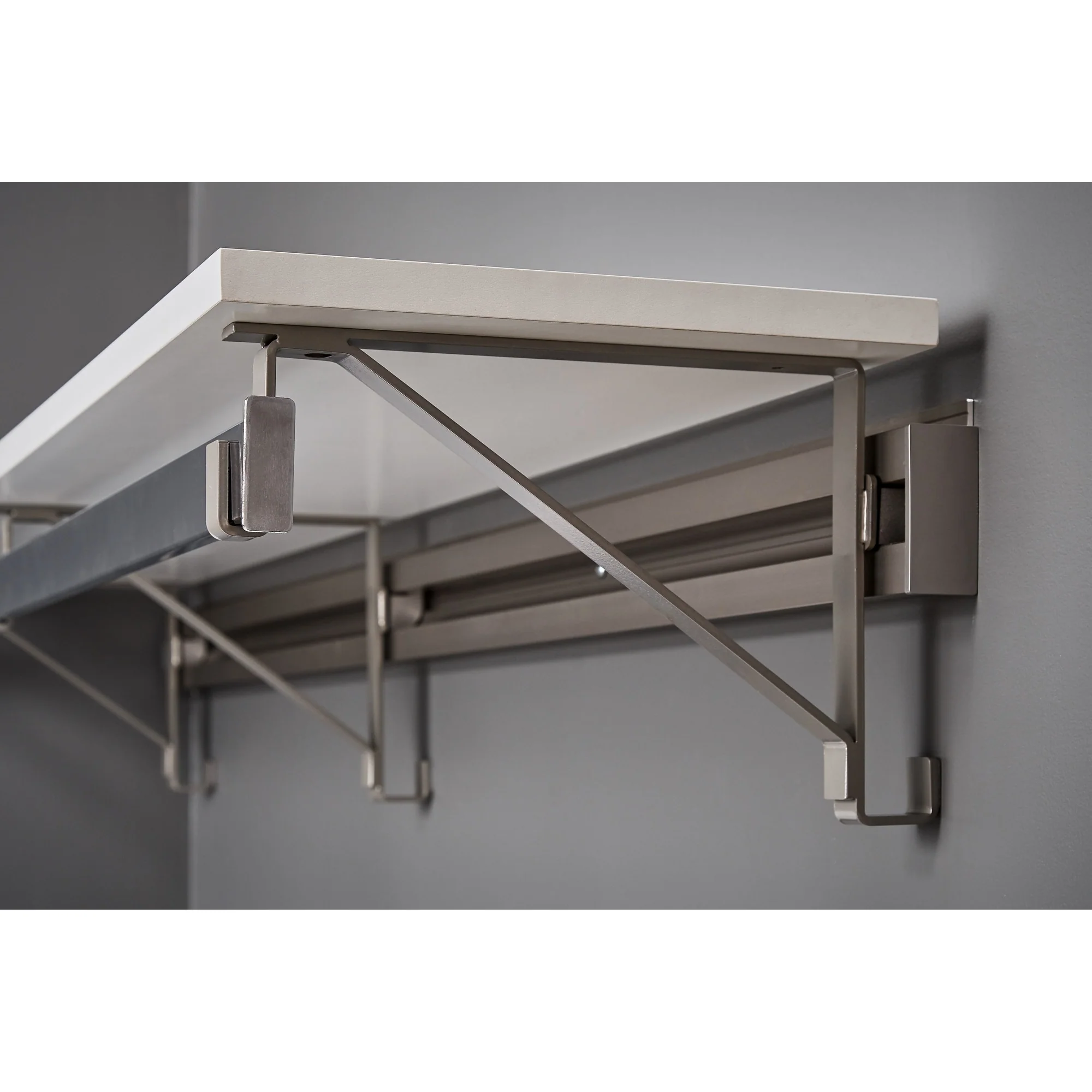 arrange a SPACE LHS Laundry Room Single Shelf-Hang Kit