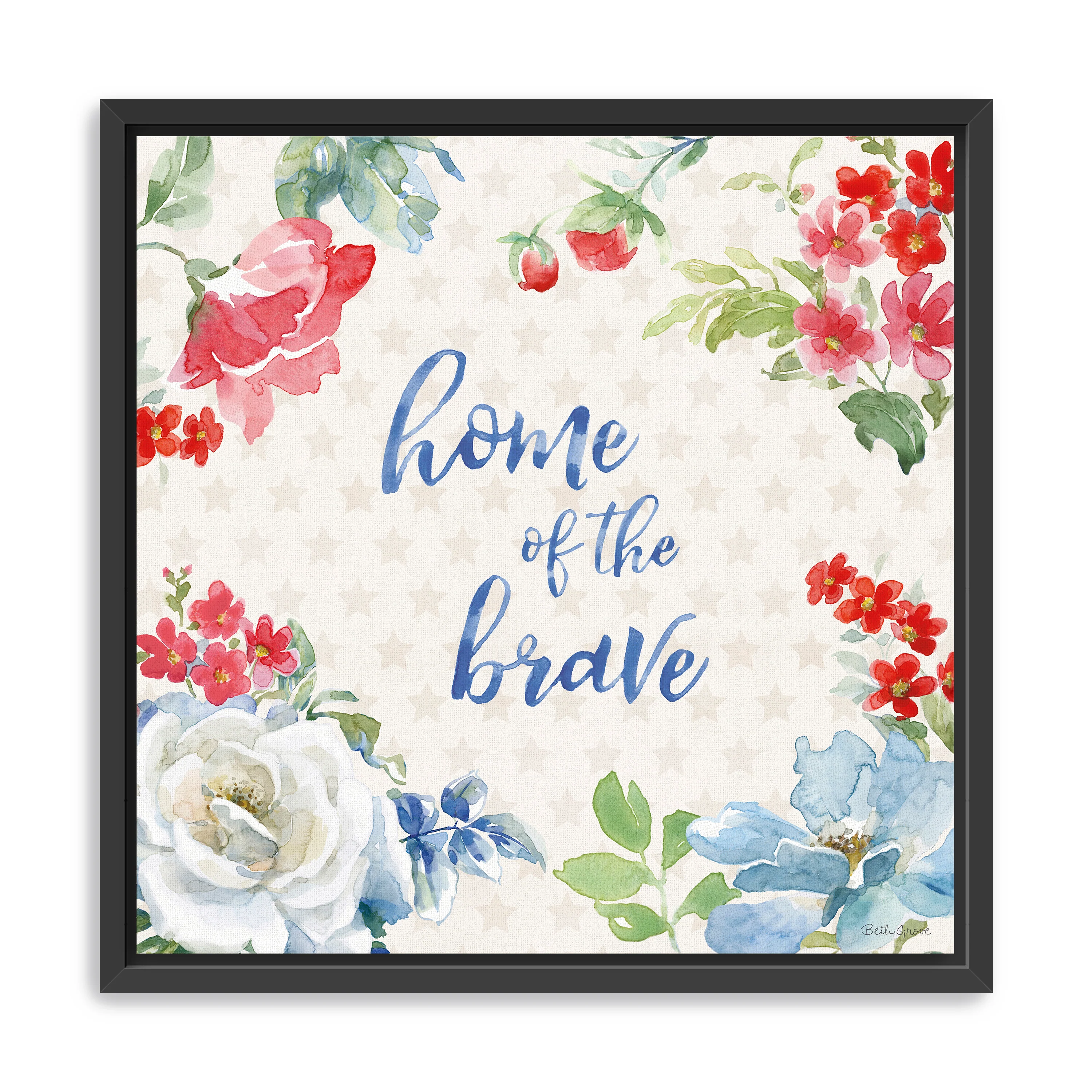 Americana Style V Canvas Giclee