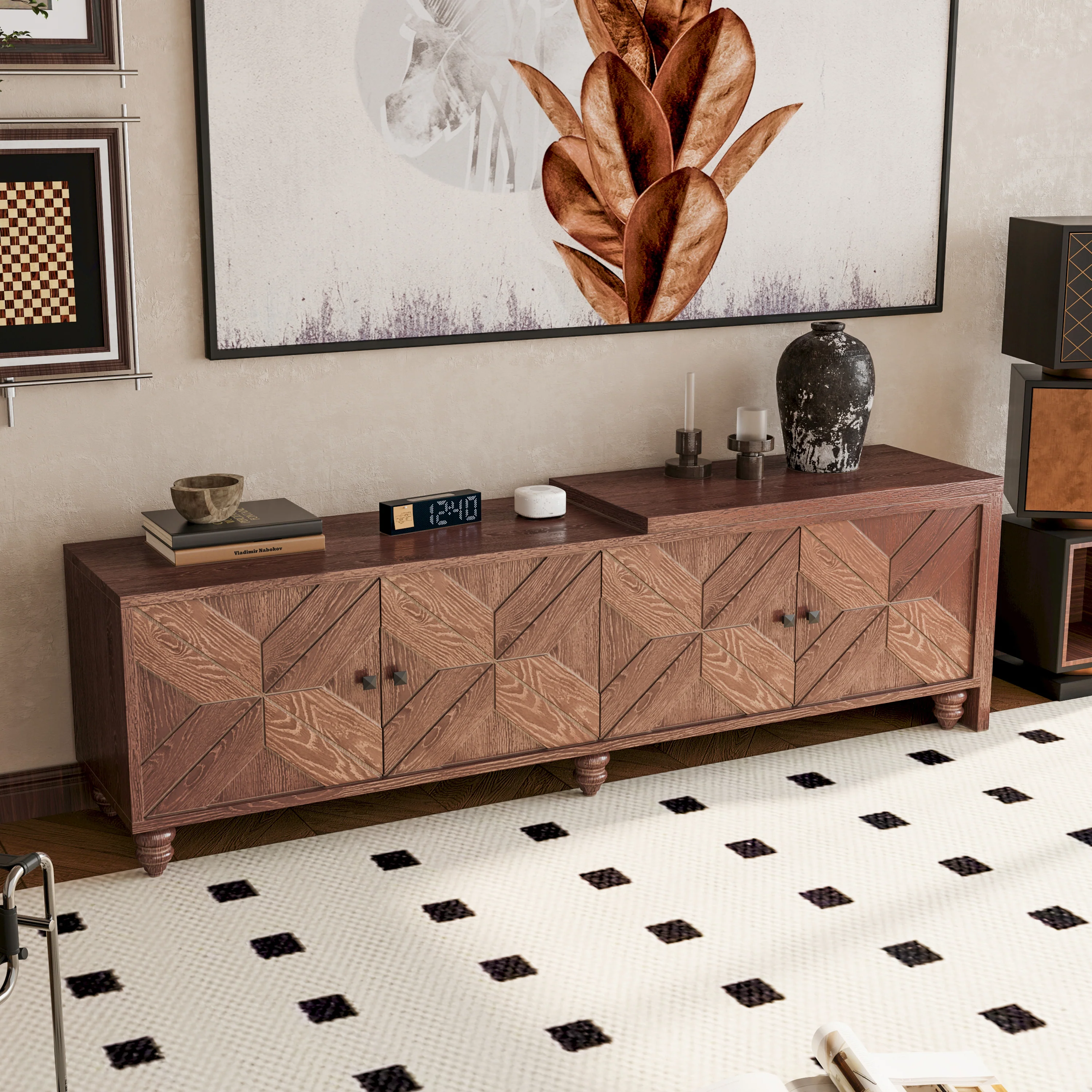 70'-90' Extendable TV Cabinet