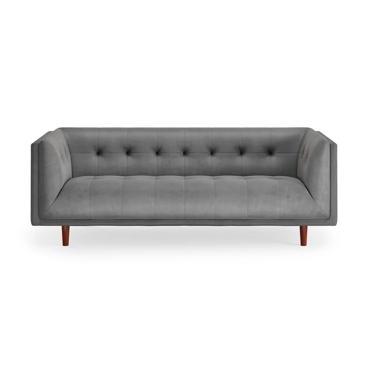 George 82'' Velvet Sofa