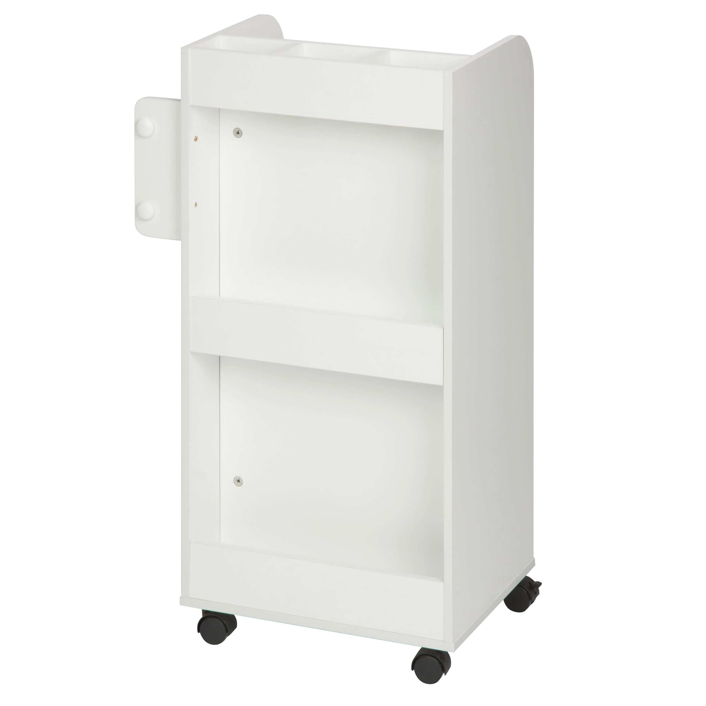 Honey-Can-Do White 3-Drawer Craft Cart with Gift Wrap Storage