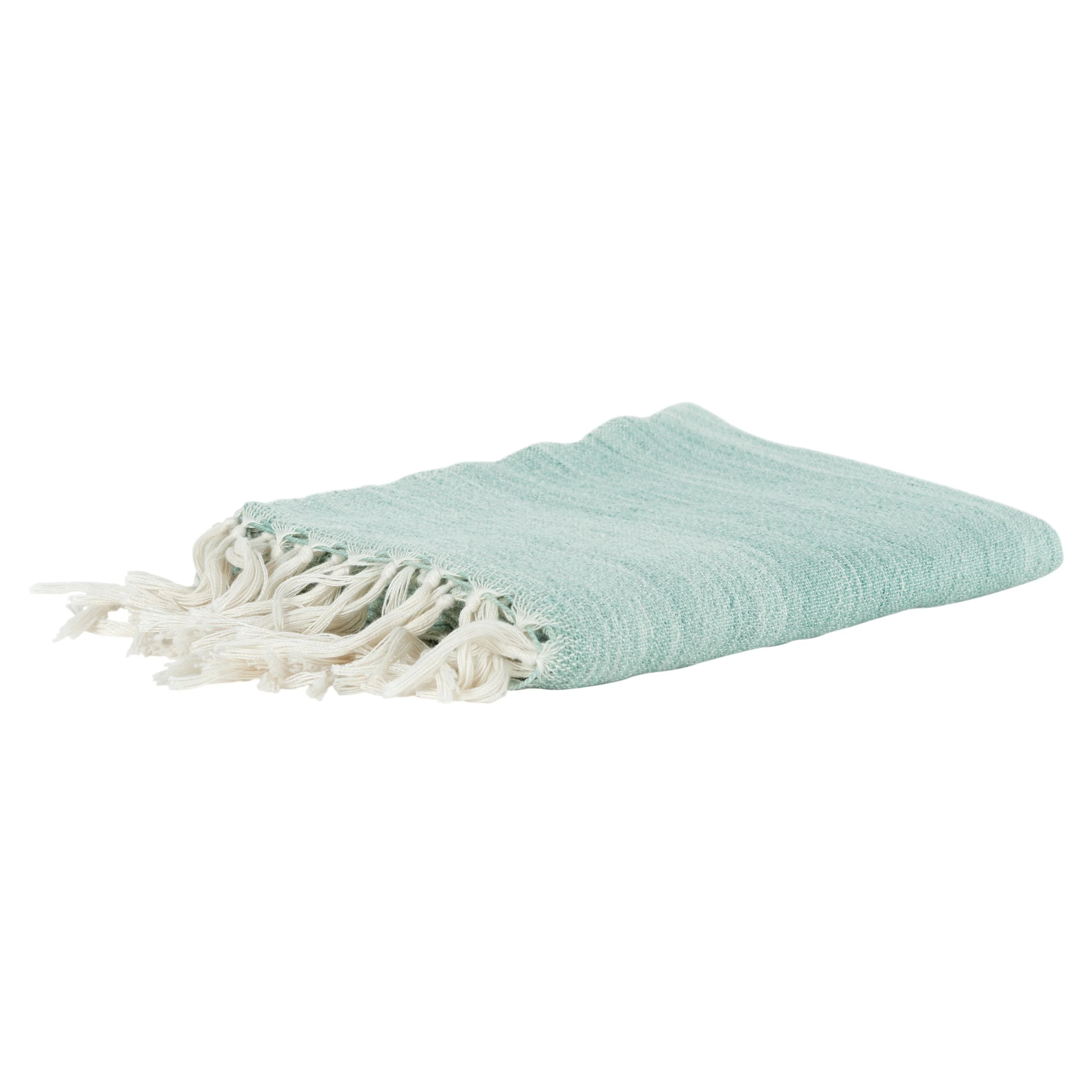 Woven Abstract Fringe Throw