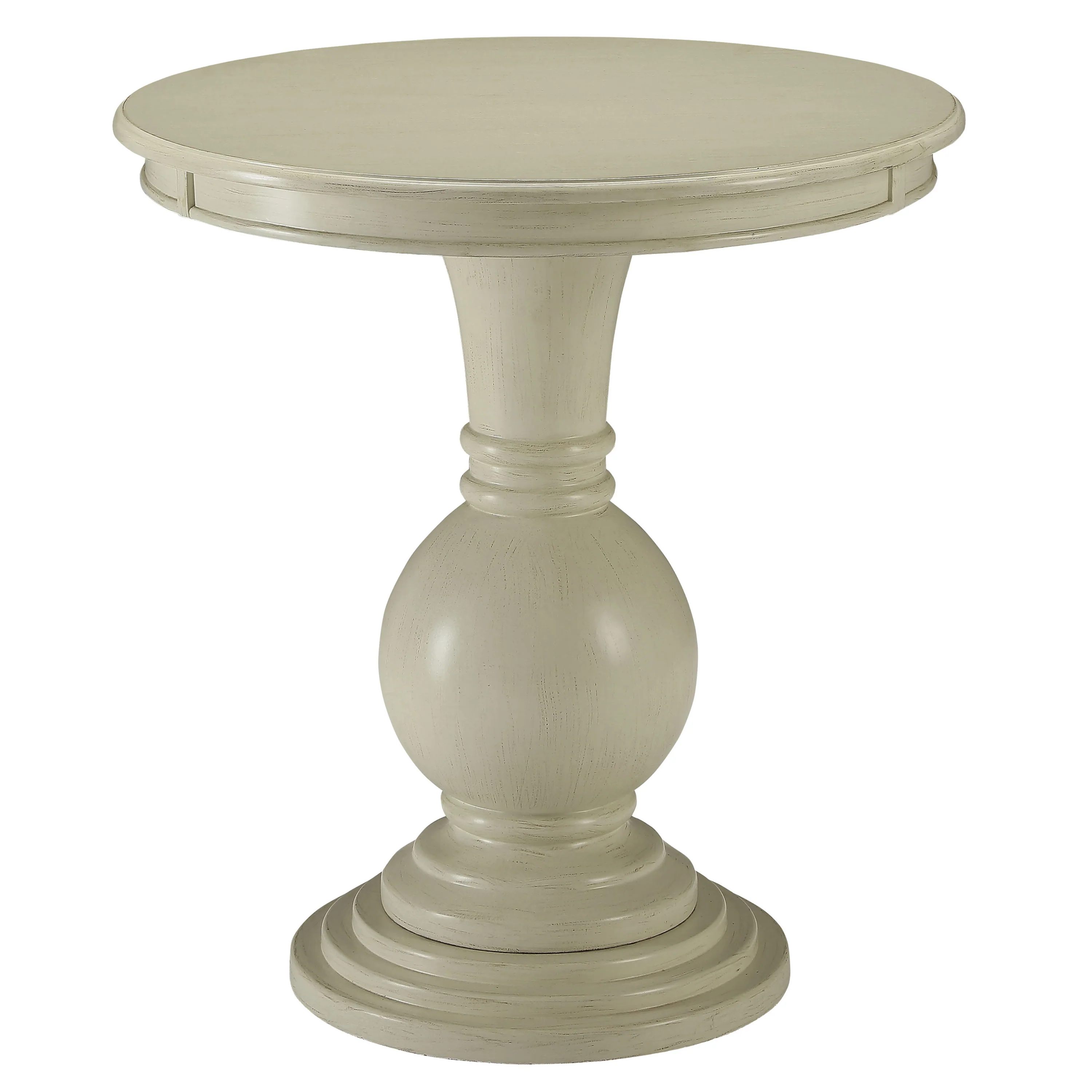 Antique White Accent Table