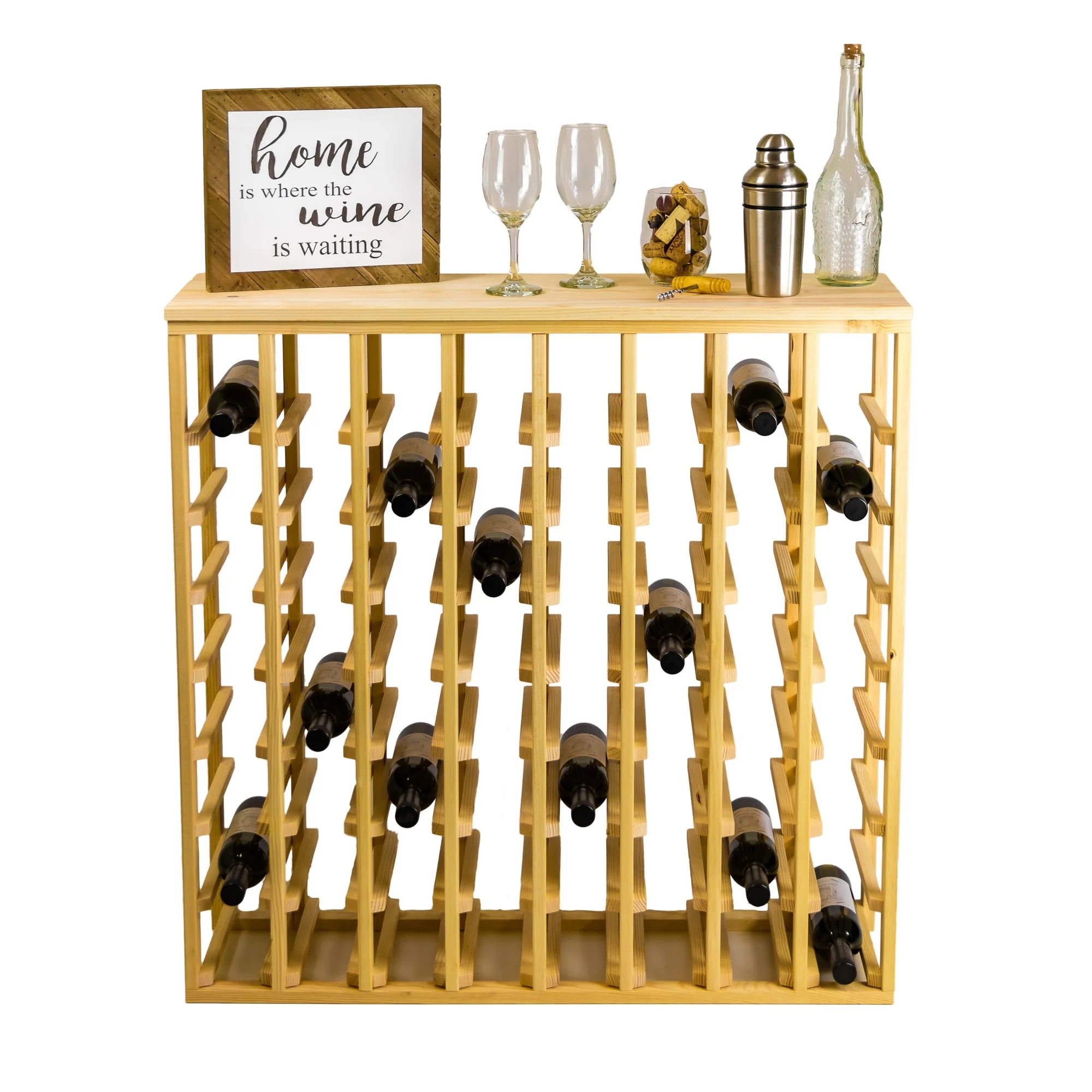Creekside 64 Bottle Table Top Wine Rack