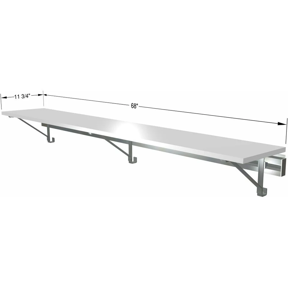 arrange a SPACE RCSS12 Single Wall Mounted Shelf (SHELF ONLY - no hang)