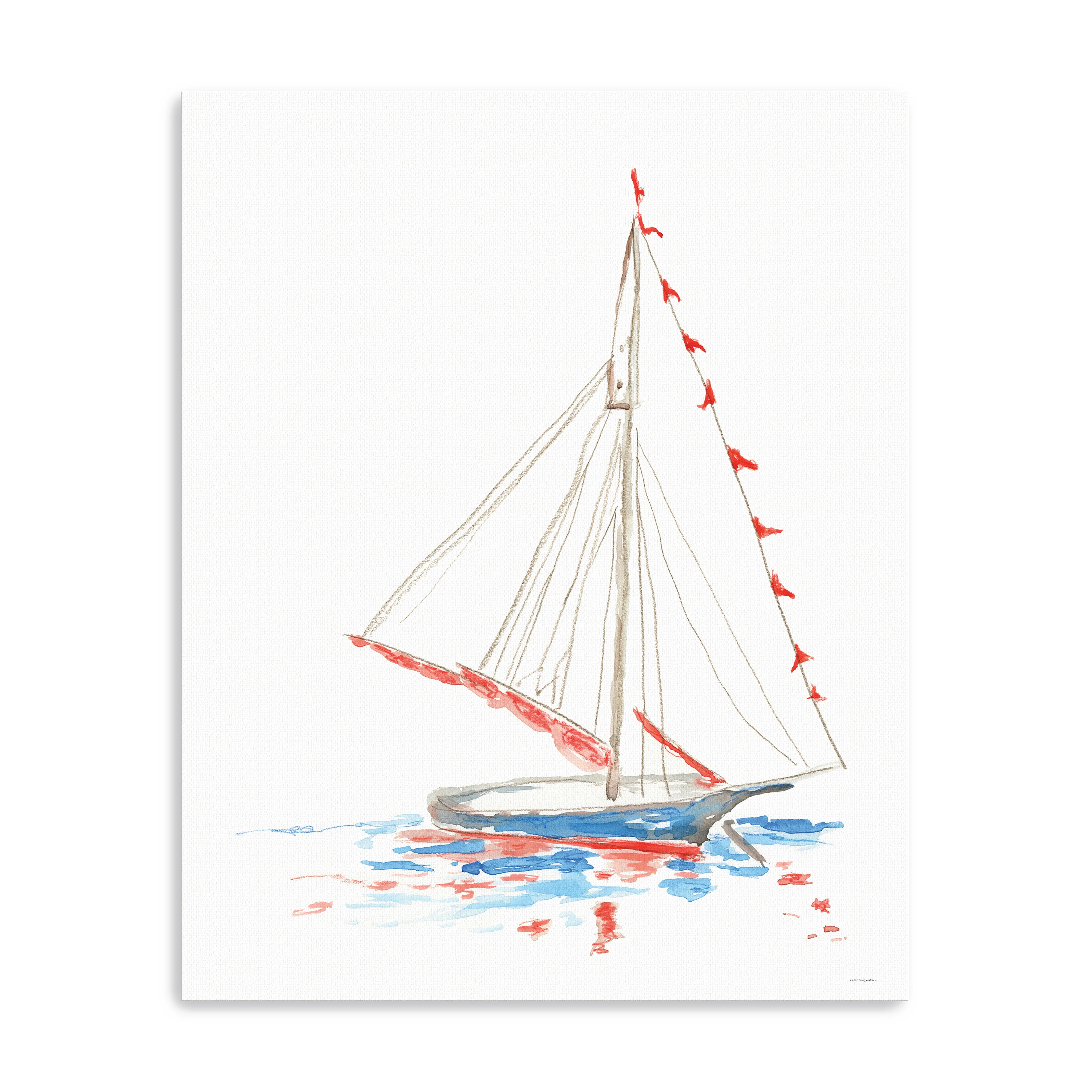 Boat Parade Canvas Giclee