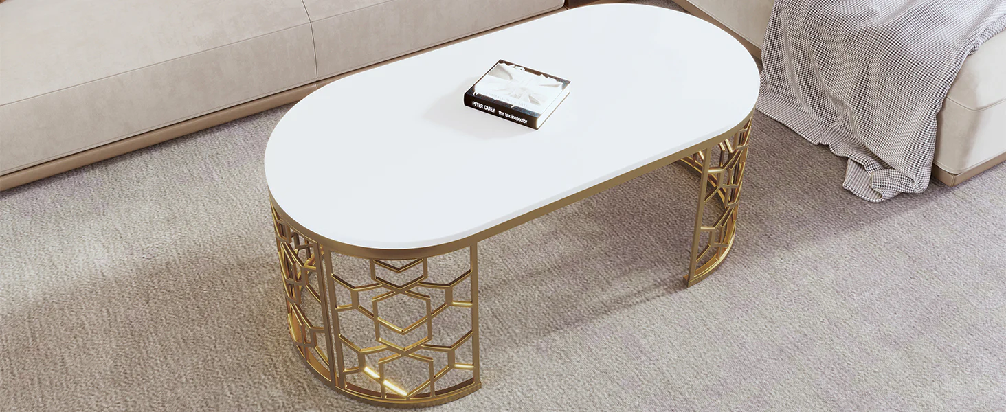 Modern Oval Coffee Table