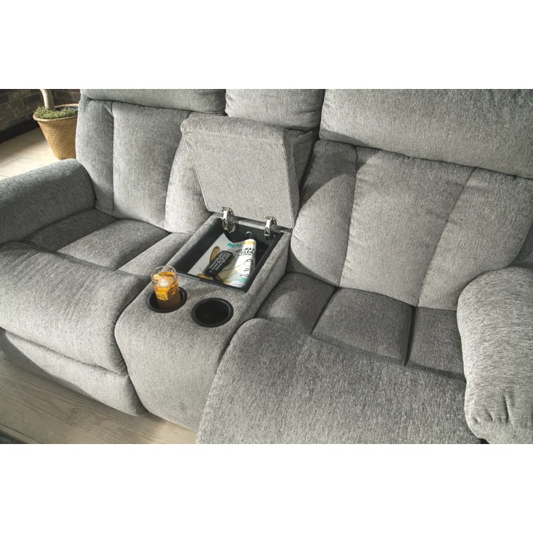 Anirduh 77'' Upholstered Reclining Sofa