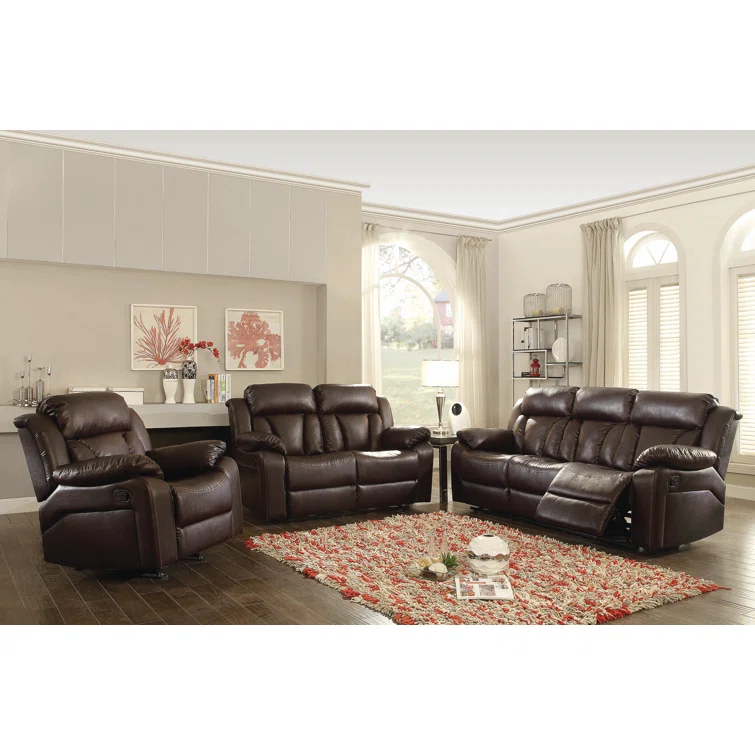 Springfield 62'' Faux Leather Reclining Sofa