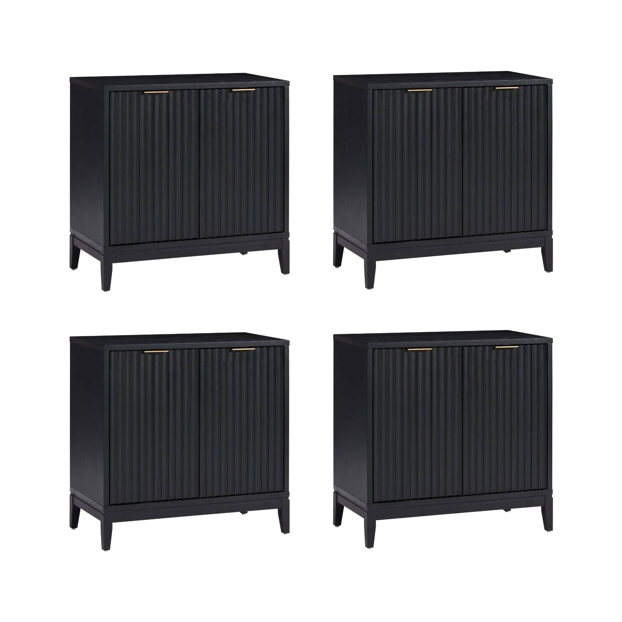 Jasper Modern Sideboard, Kitchen Storage Cabinet with Fluted Doors