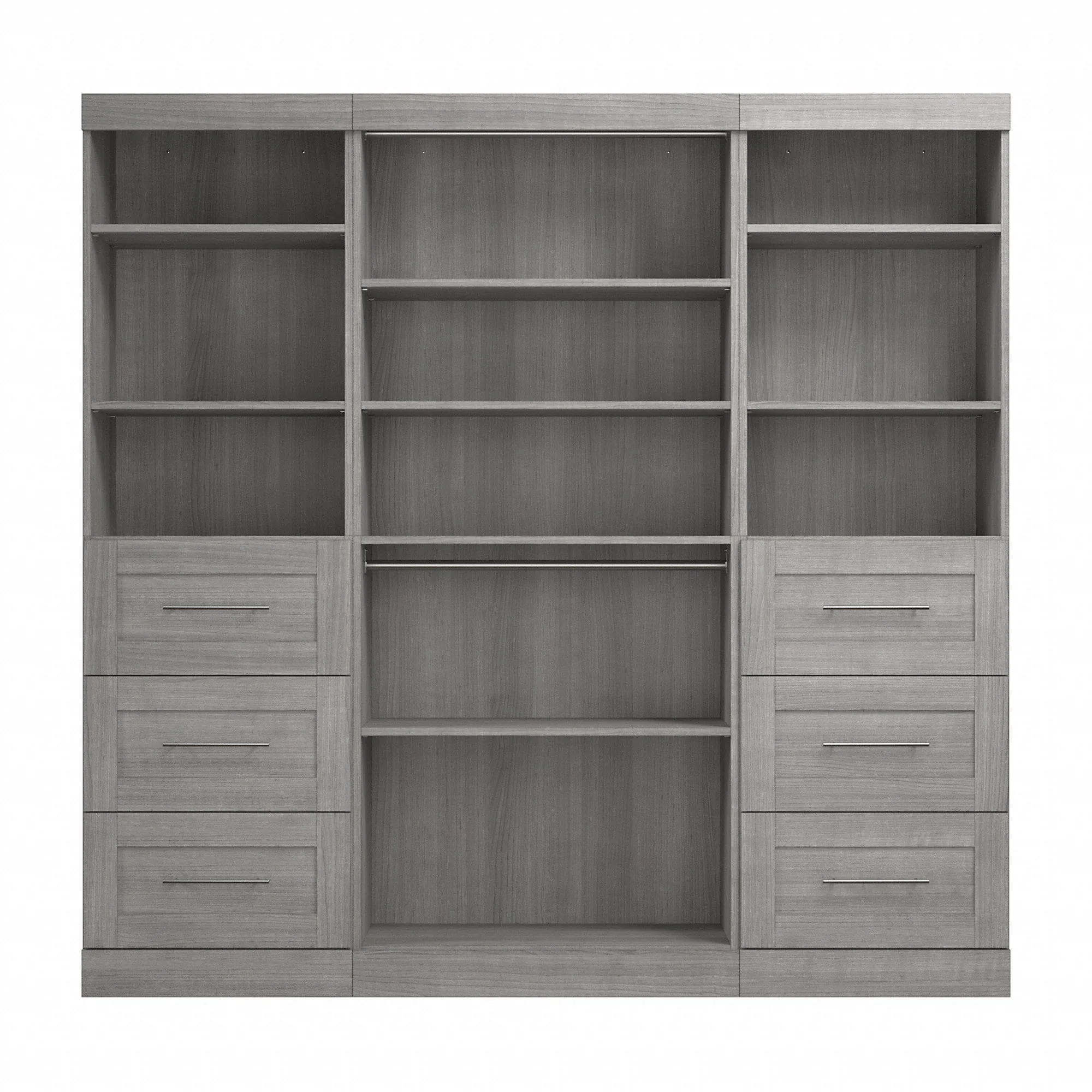 Pur 86W Closet Organization System with Drawers by Bestar - 86