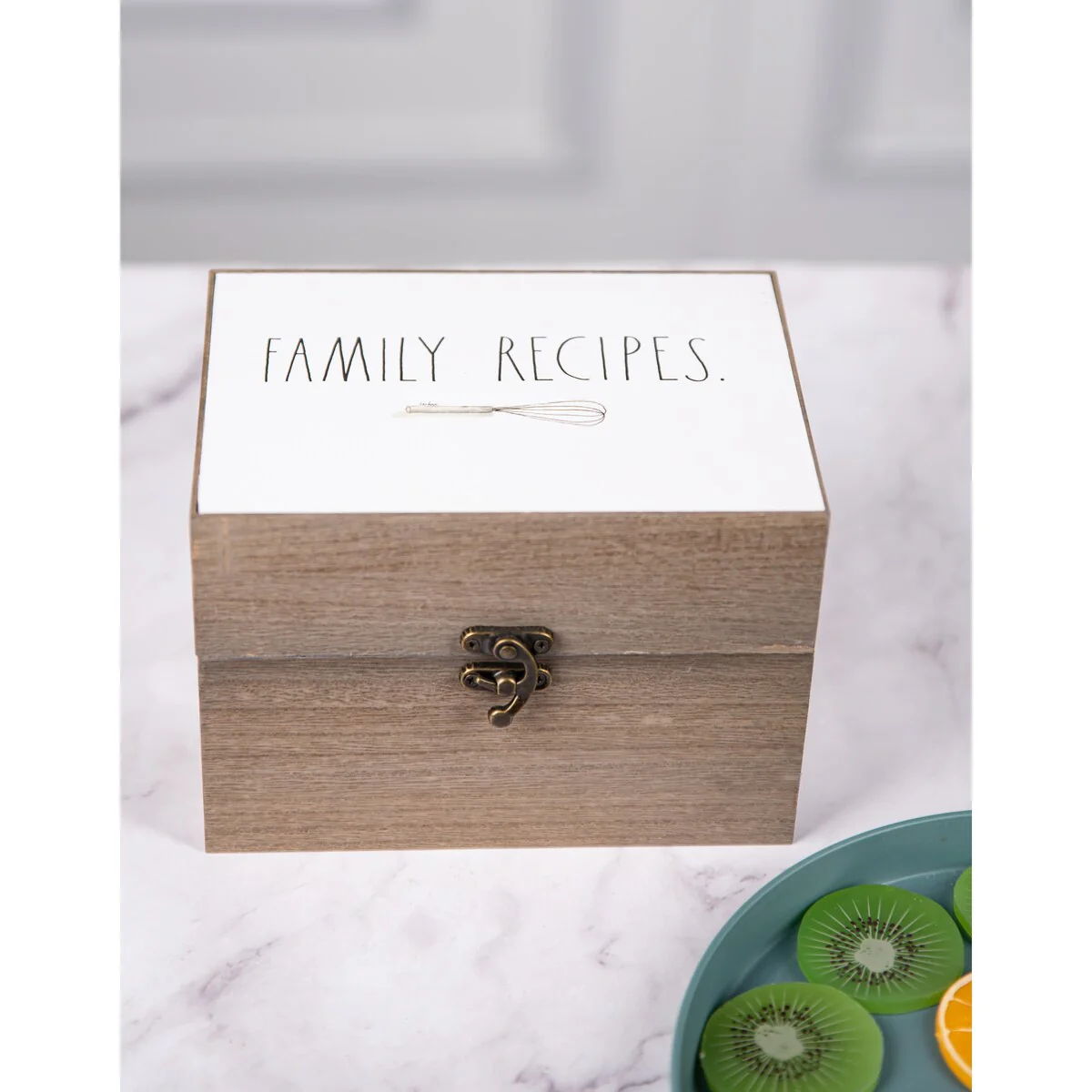 Rae Dunn Antique Recipe Box - Dividers not Included