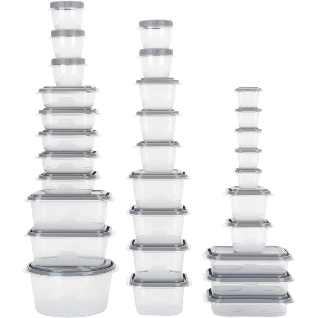 BPA-Free Plastic Food Storage Containers with Lids