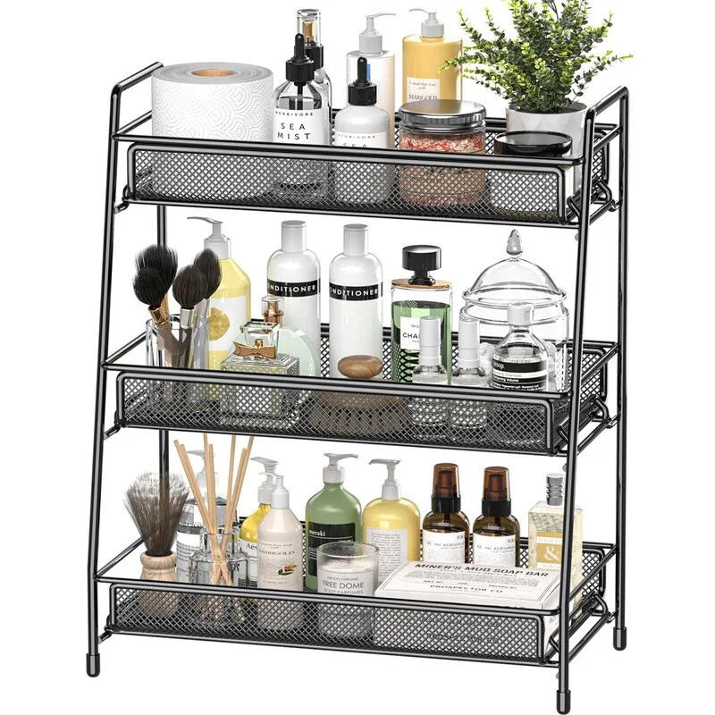 Bathroom Countertop Organizer Shelf - 7