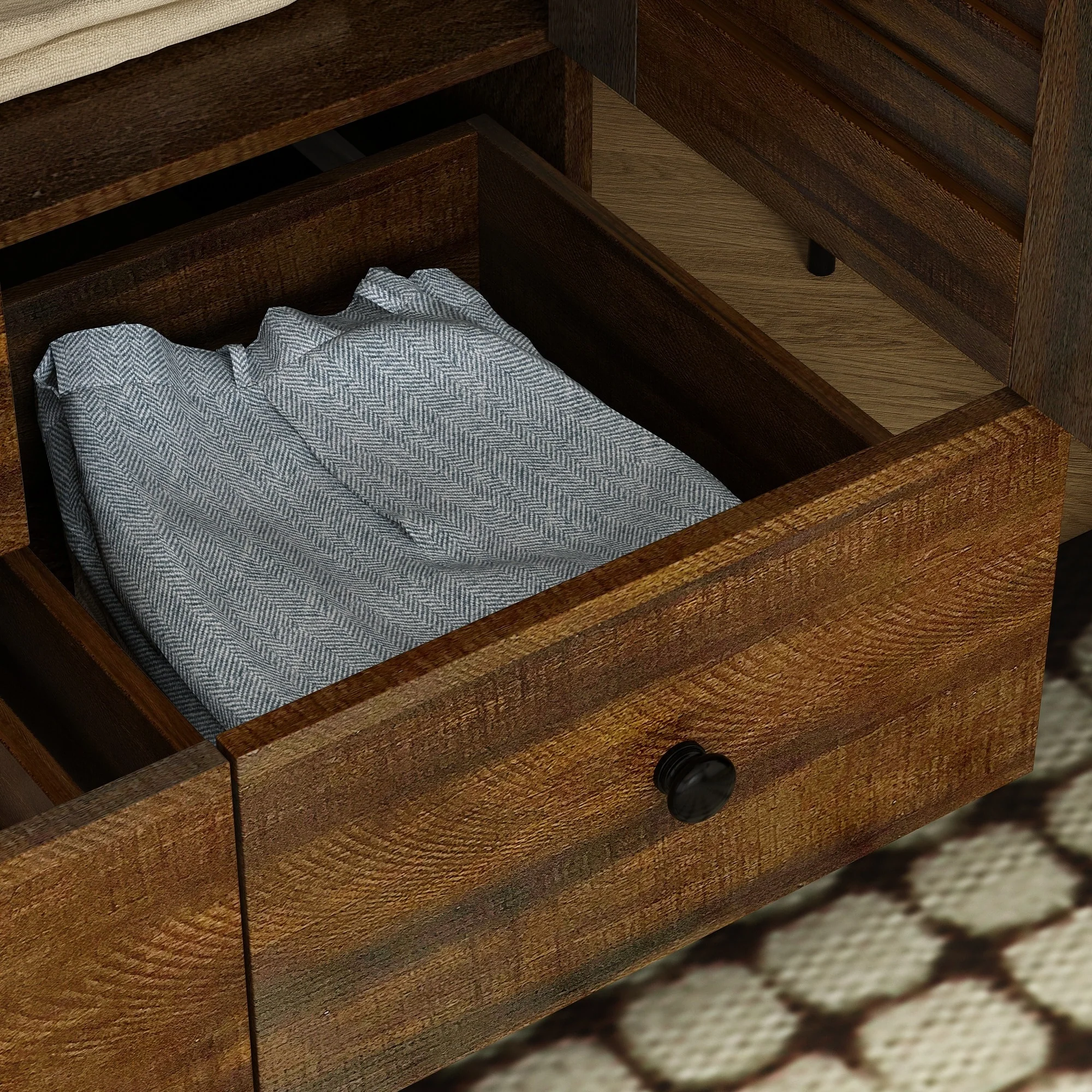 Contemporary Modern Freestanding Wardrobe Armoire Closet, 70