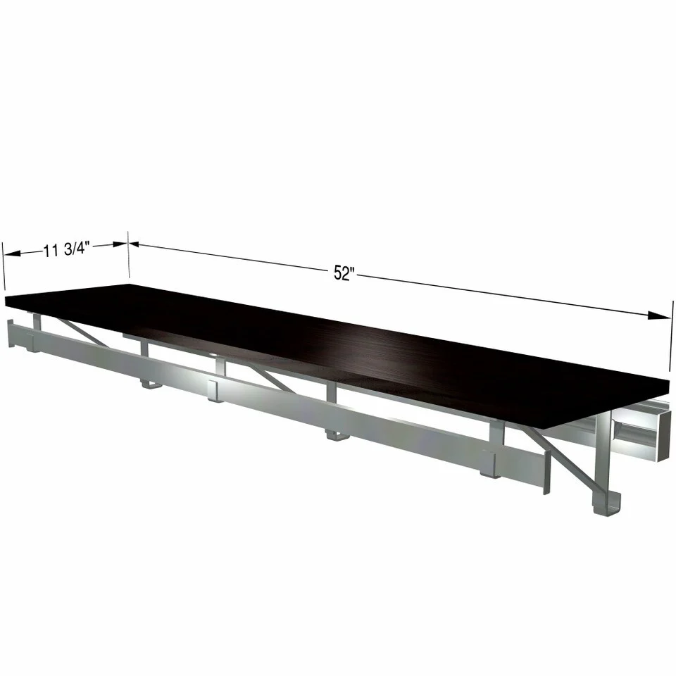 arrange a SPACE RCMSY Single Shelf-Hang Closet System