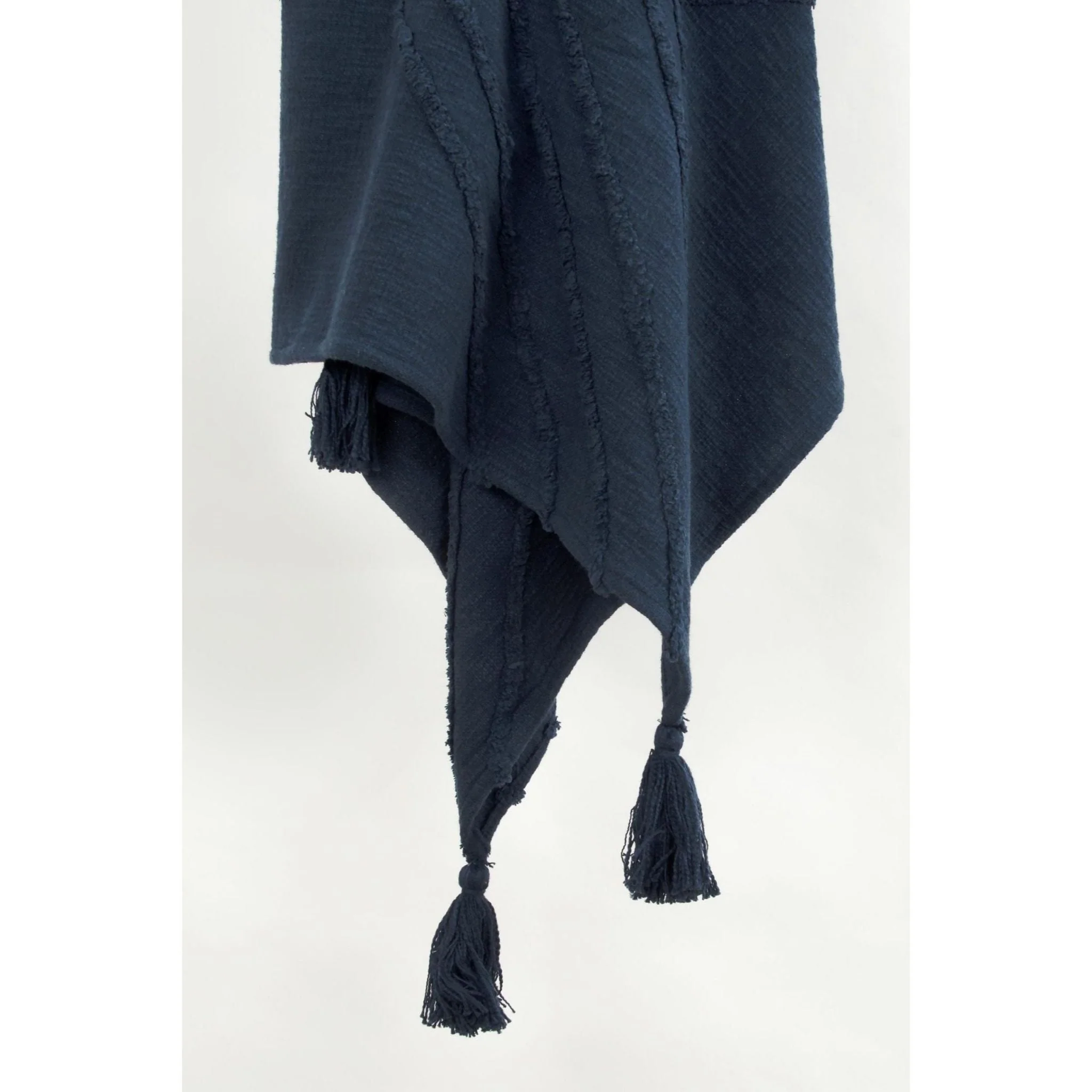 Geometric 100% Woven Textured Cotton Throw