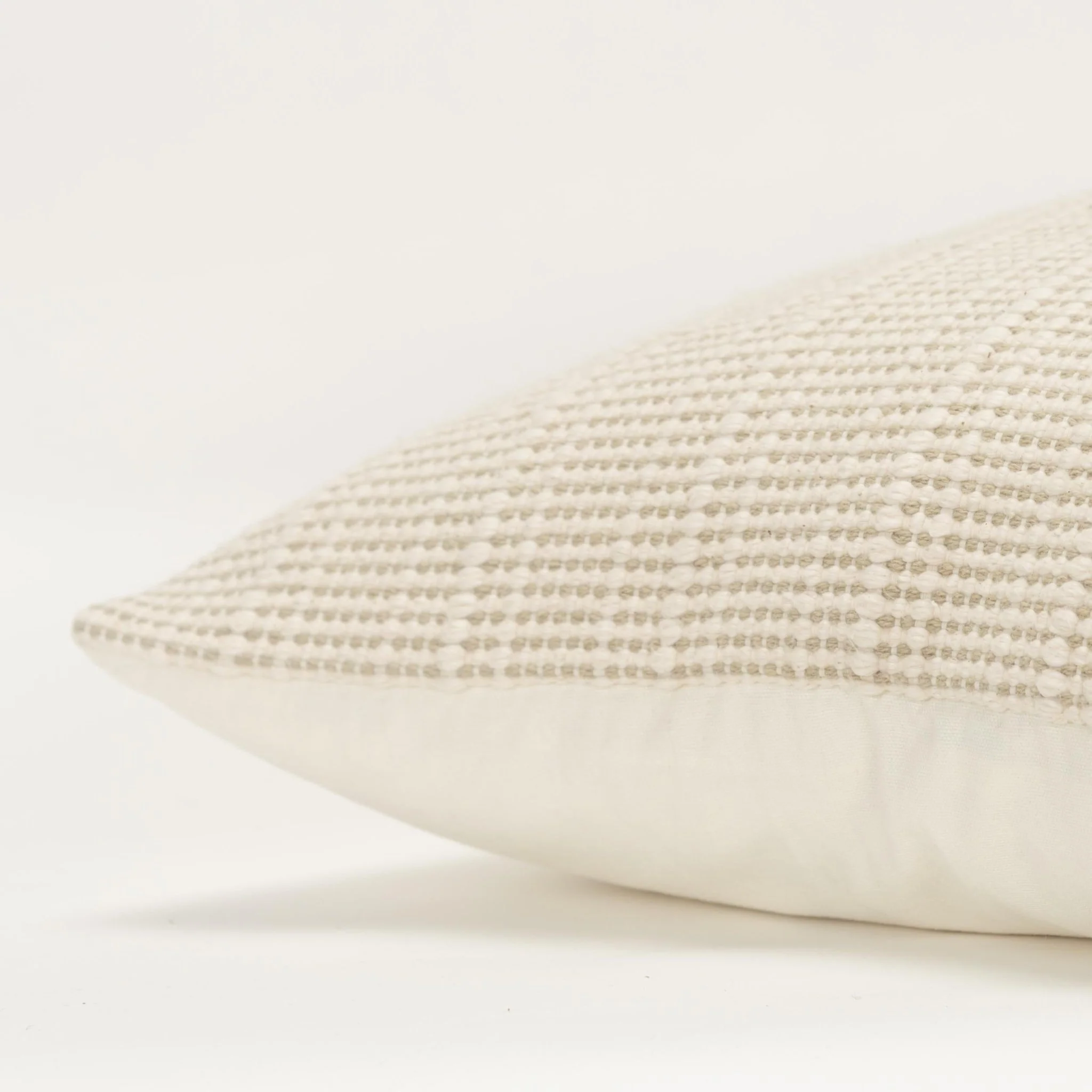 Woven Cotton stripe Decorative Throw Pillow