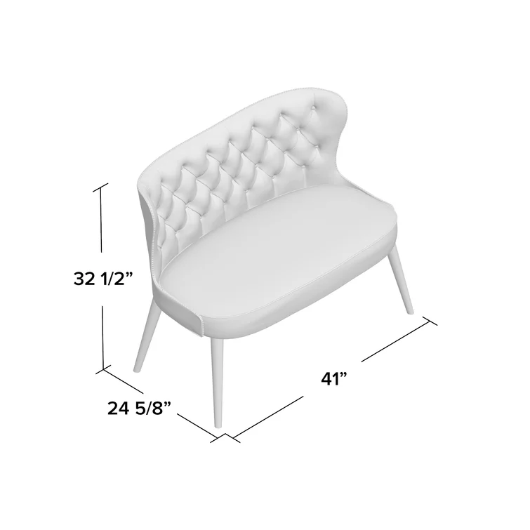 Sempronius 40.94'' Upholstered Loveseat