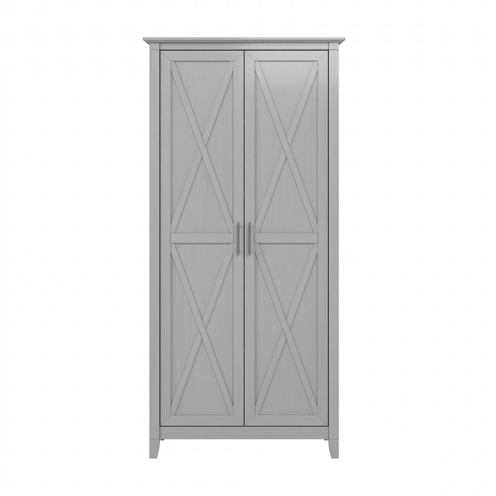 Key West Tall Kitchen Pantry Cabinet with Doors by Bush Furniture