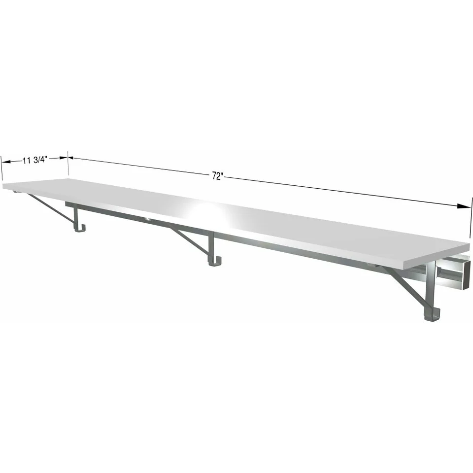 arrange a SPACE RCSS12 Single Wall Mounted Shelf (SHELF ONLY - no hang)