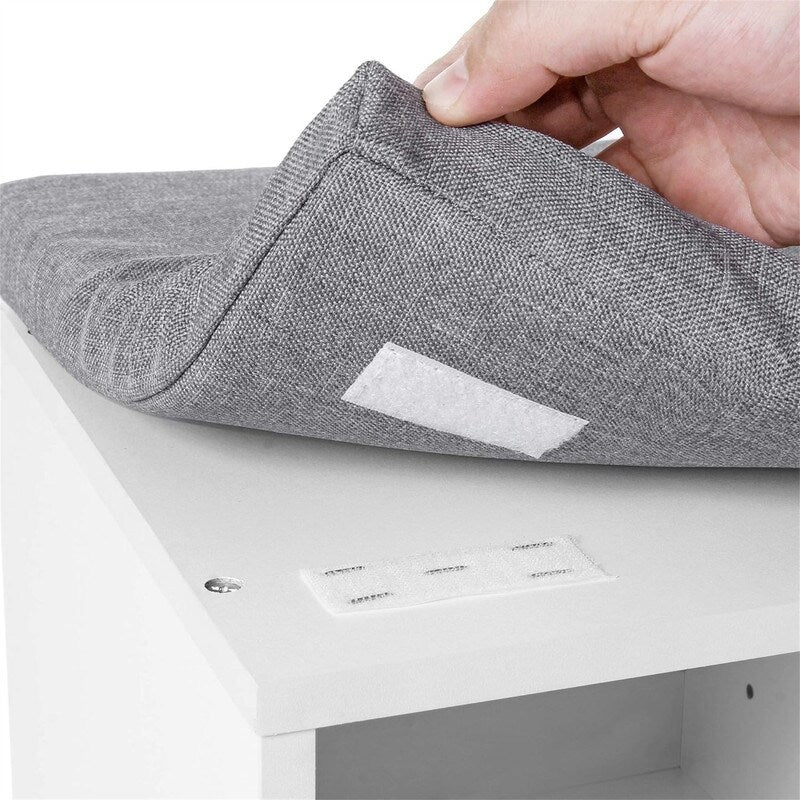 Shoe Bench with Cushion - 11.8