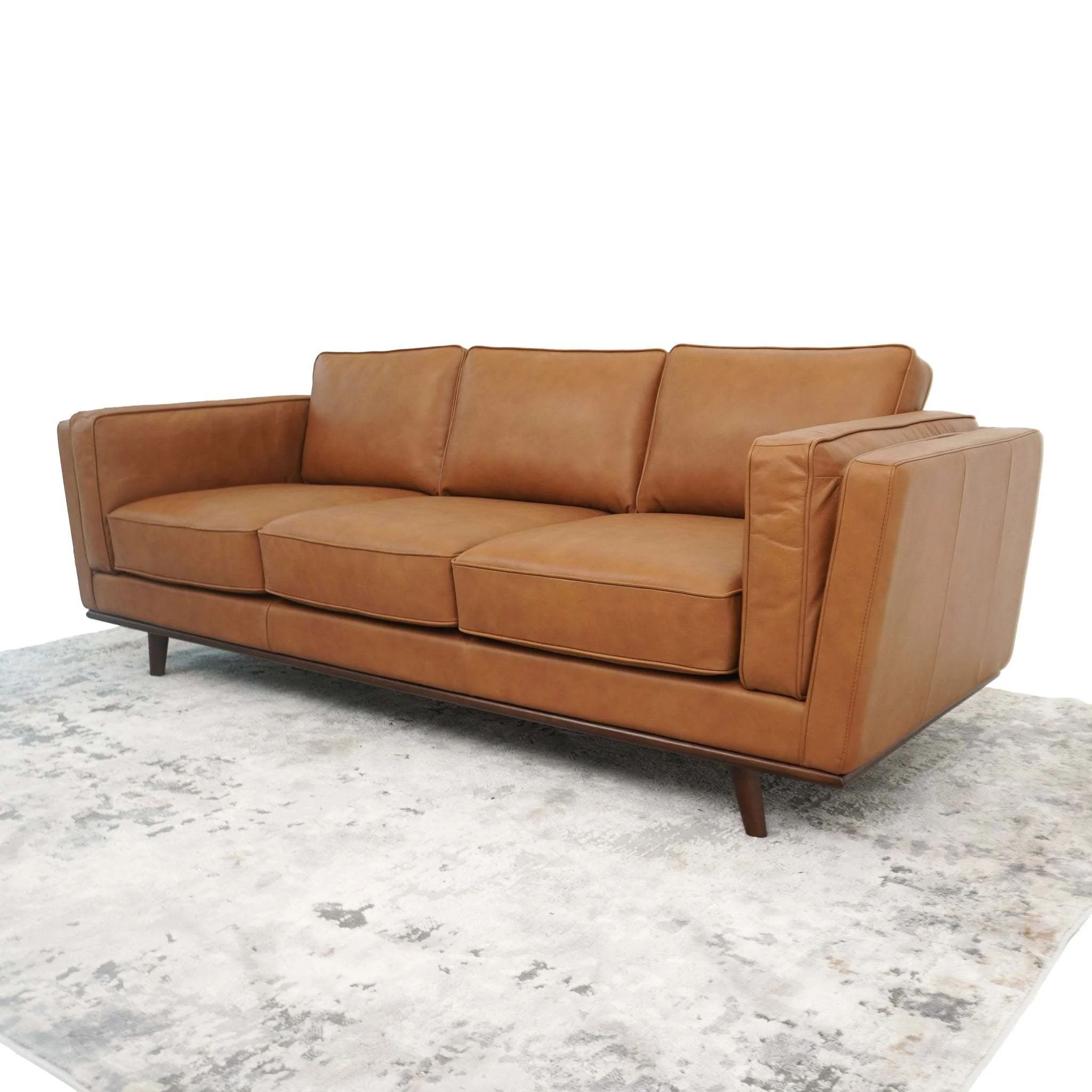 Chase Genuine Leather Sectional Left Facing