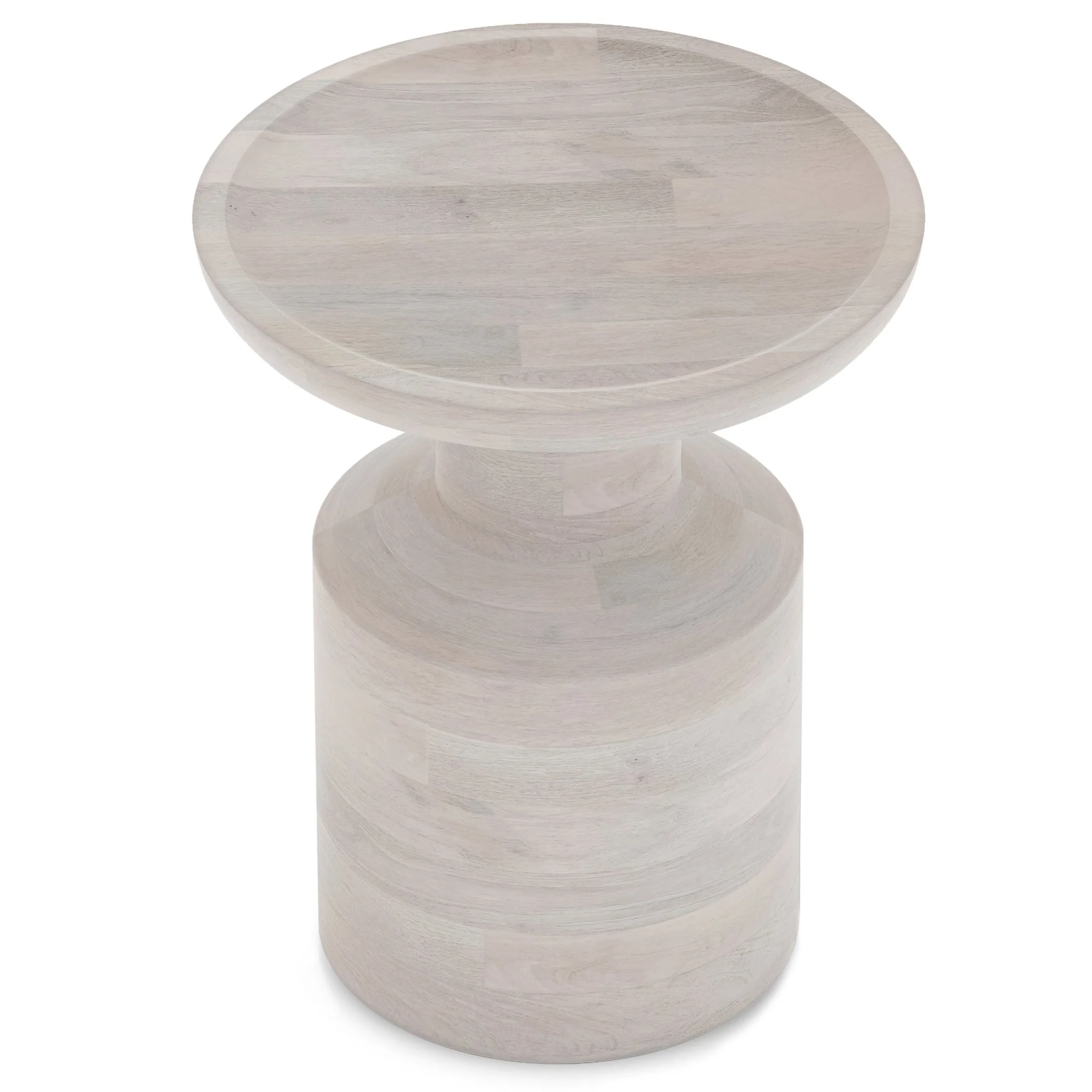 Focus Wooden Accent Table with Round Top