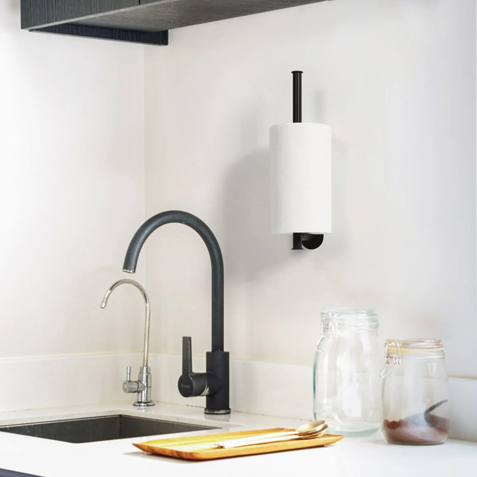 2 Pack Paper Towel Holder Under Cabinet - 2PCS