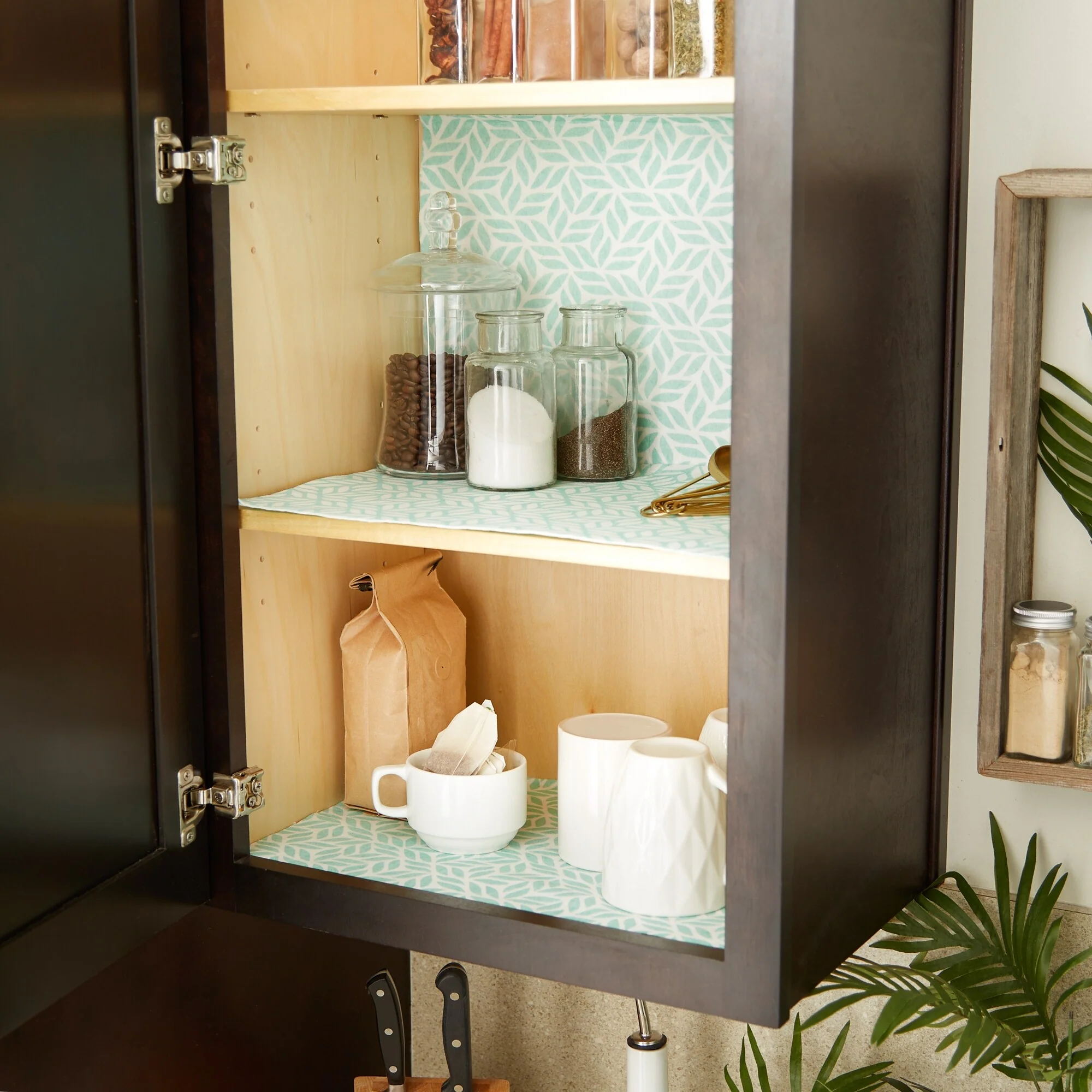 DII Grey Lattice Shelf Liner (Set of 2)