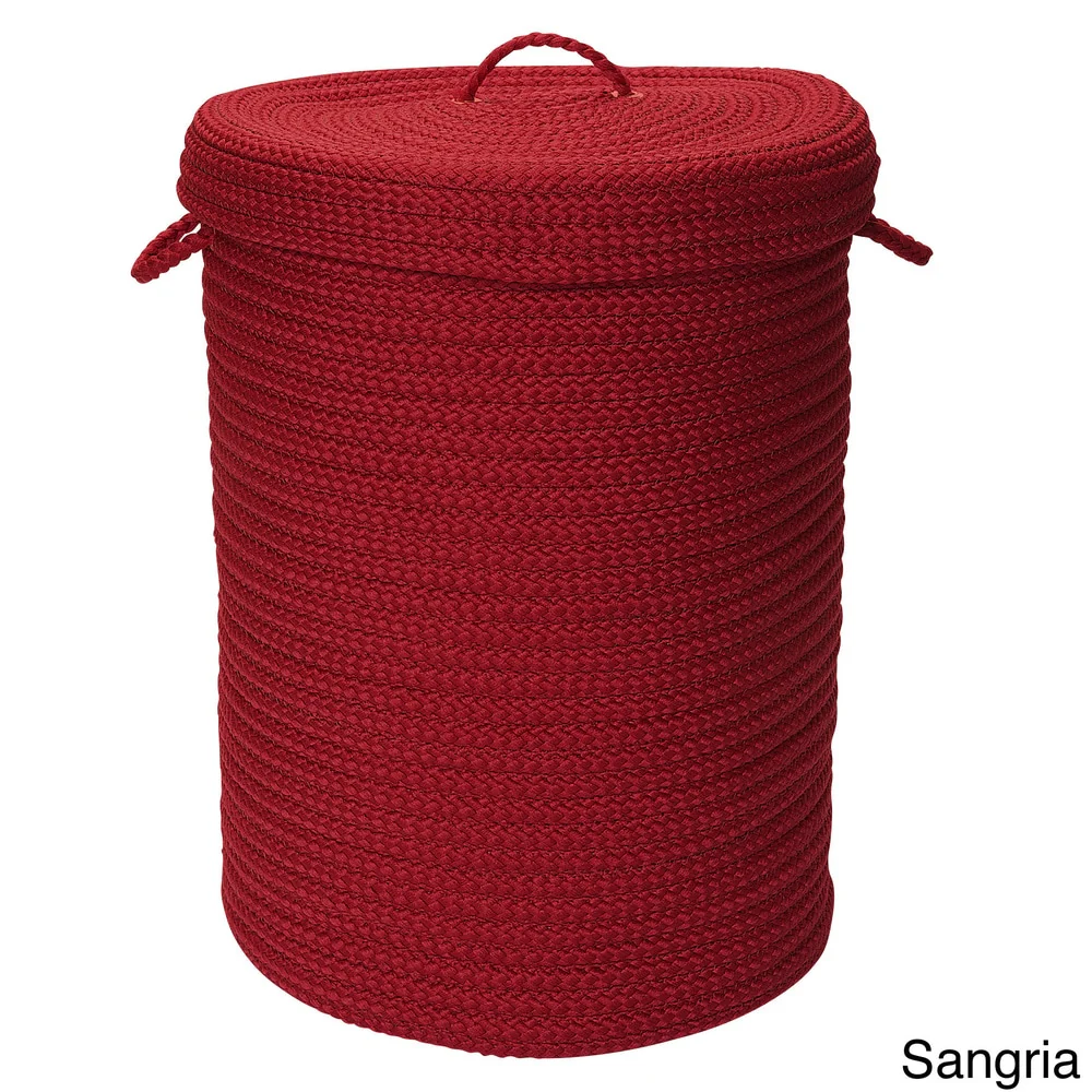 Savvy Textured Portable Lidded Storage Hamper