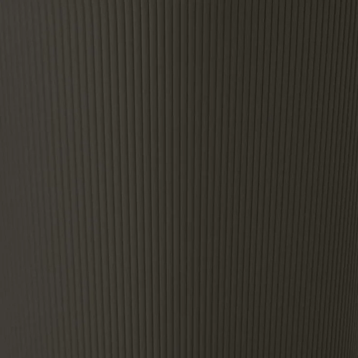 Superio 40 L Ribbed Laundry Hamper with Lid - Capacity: 40l