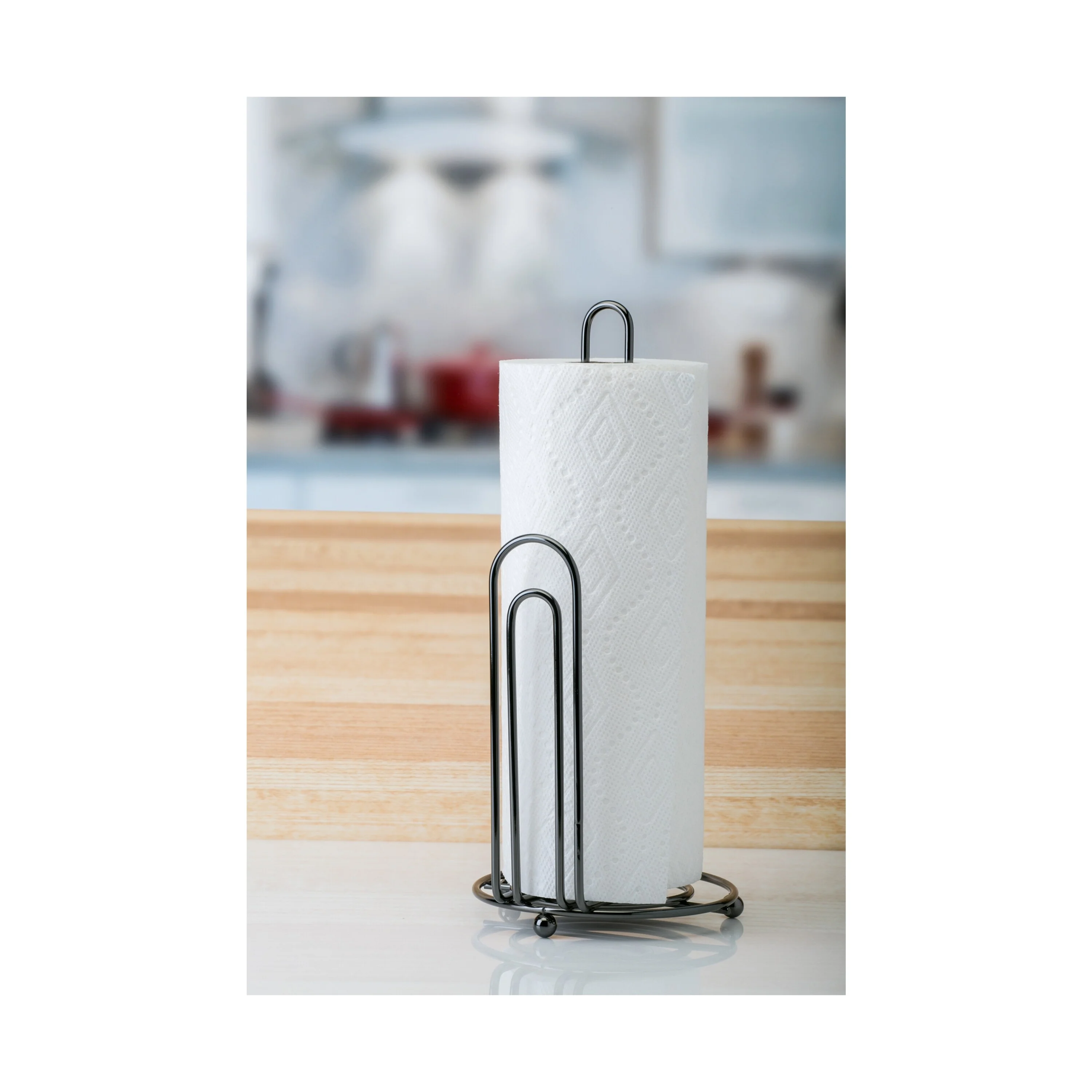Kitchen Details Paper Towel Holder in Onyx - 6