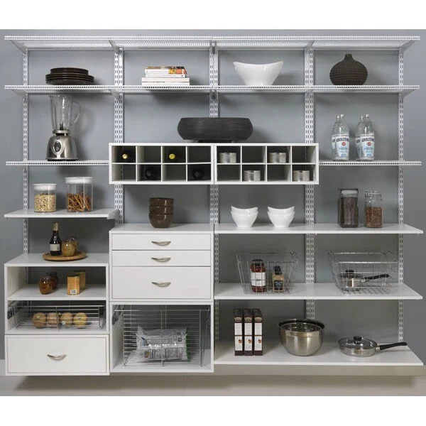 Organized Living freedomRail White Wood Shelf (30 x 14)