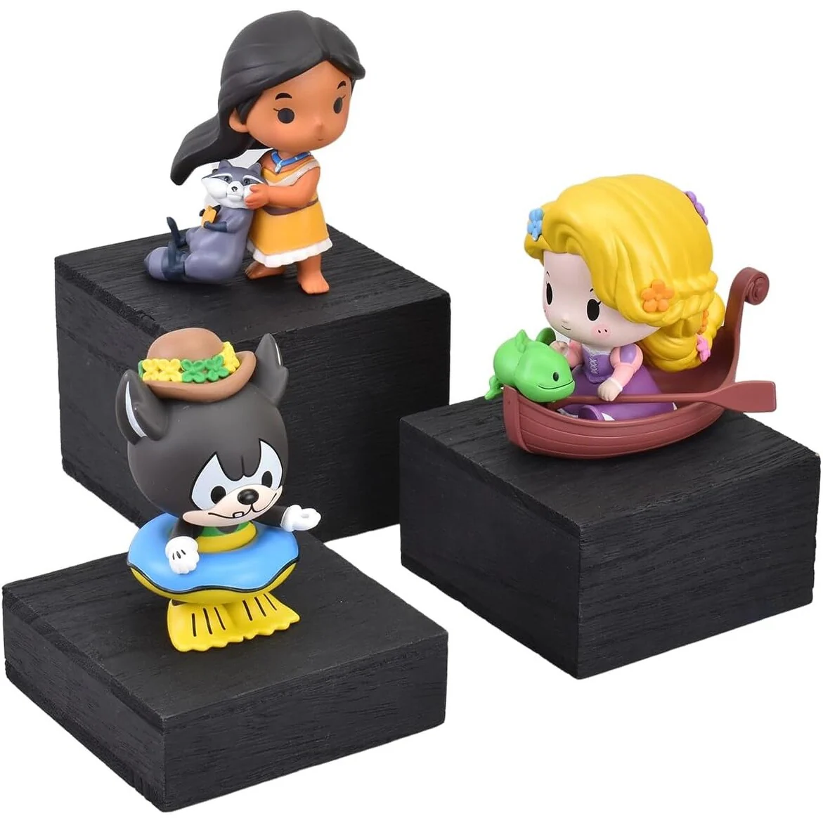 Wooden 3 Pcs Square Risers for Display