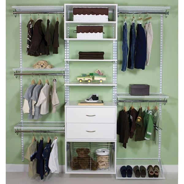 Organized Living freedomRail Nickel Rod Clip