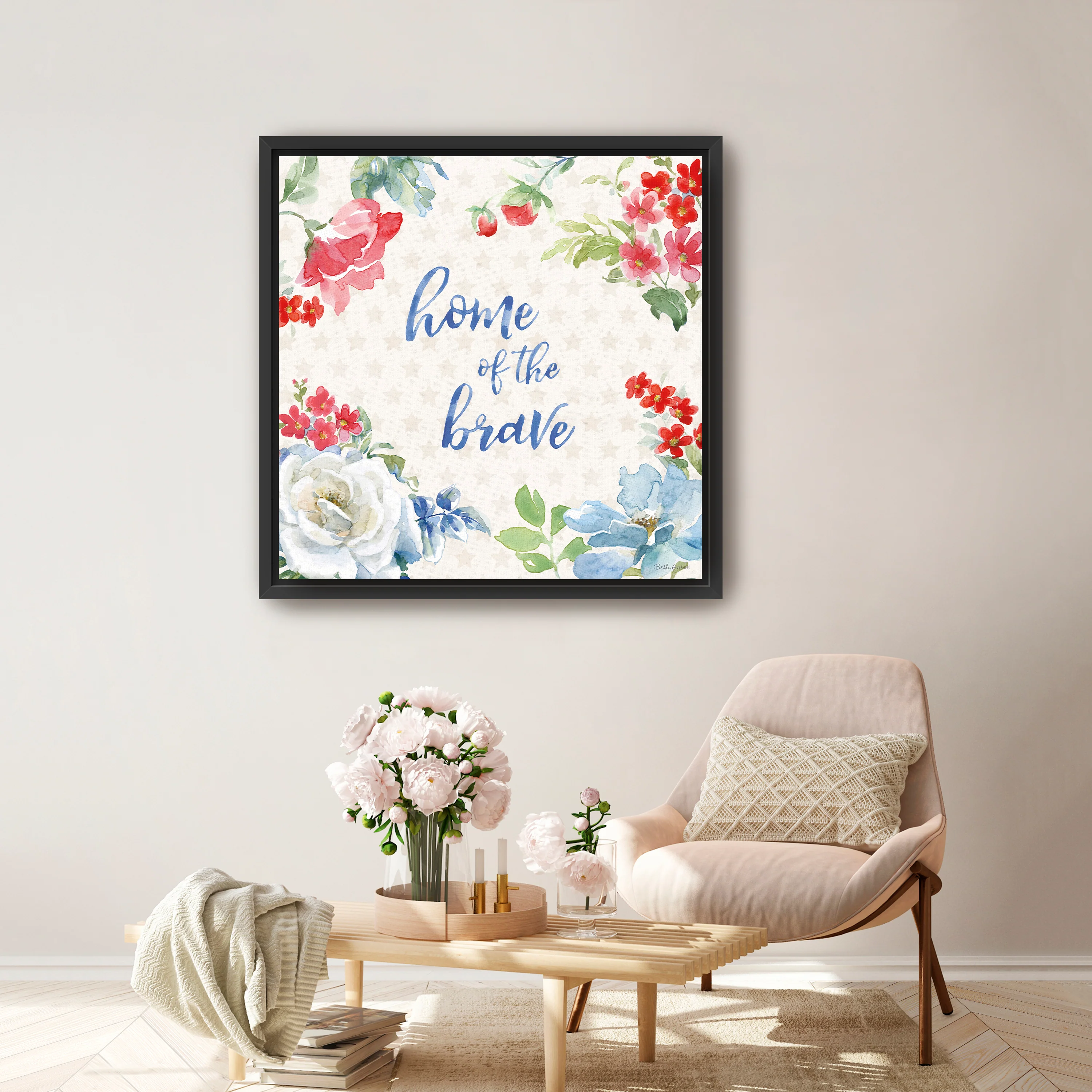 Americana Style V Canvas Giclee