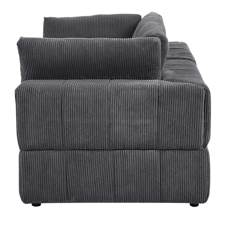 Aronas 79'' Corduroy Loveseat