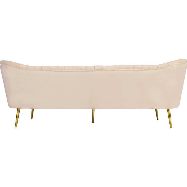 Tiberius 88'' Velvet Sofa