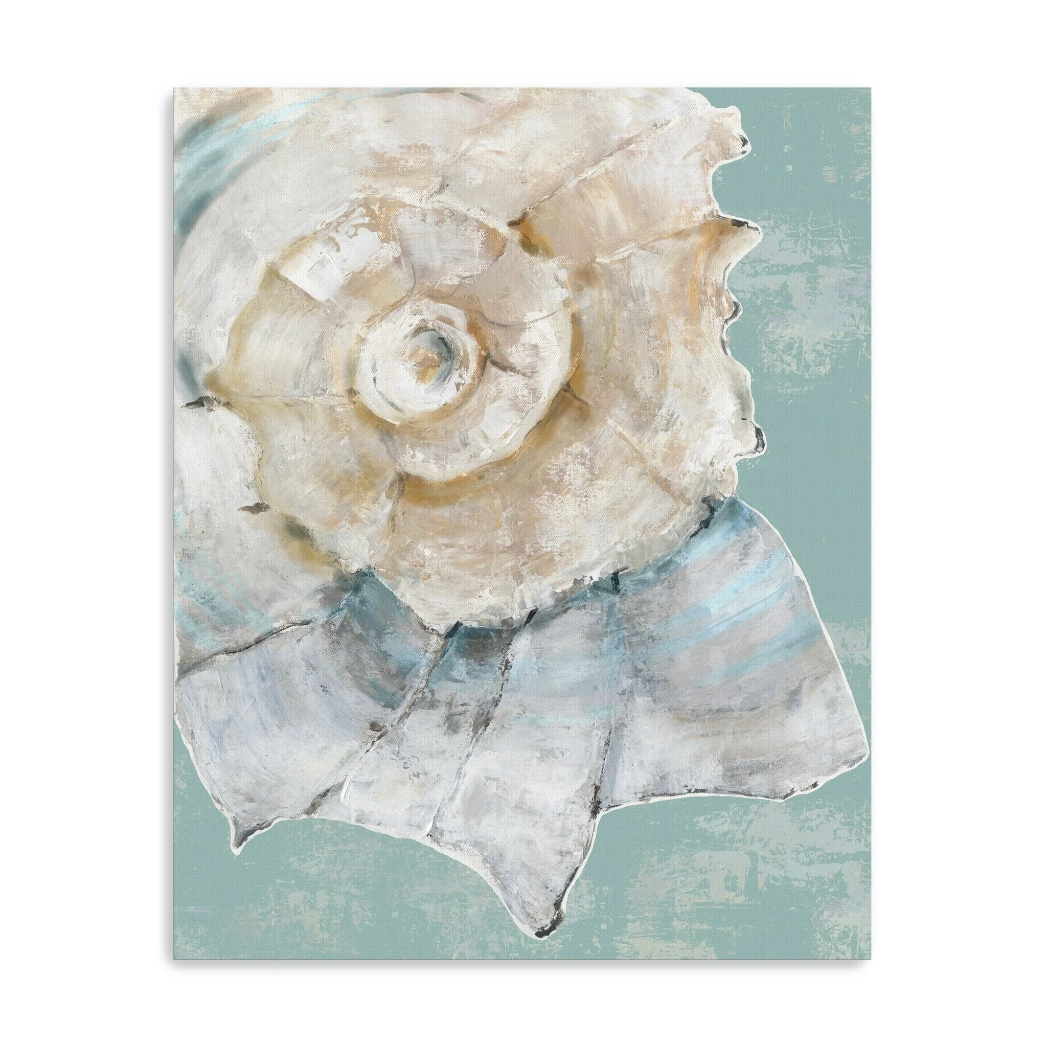 Pastel Shell I Canvas Giclee Wall Art