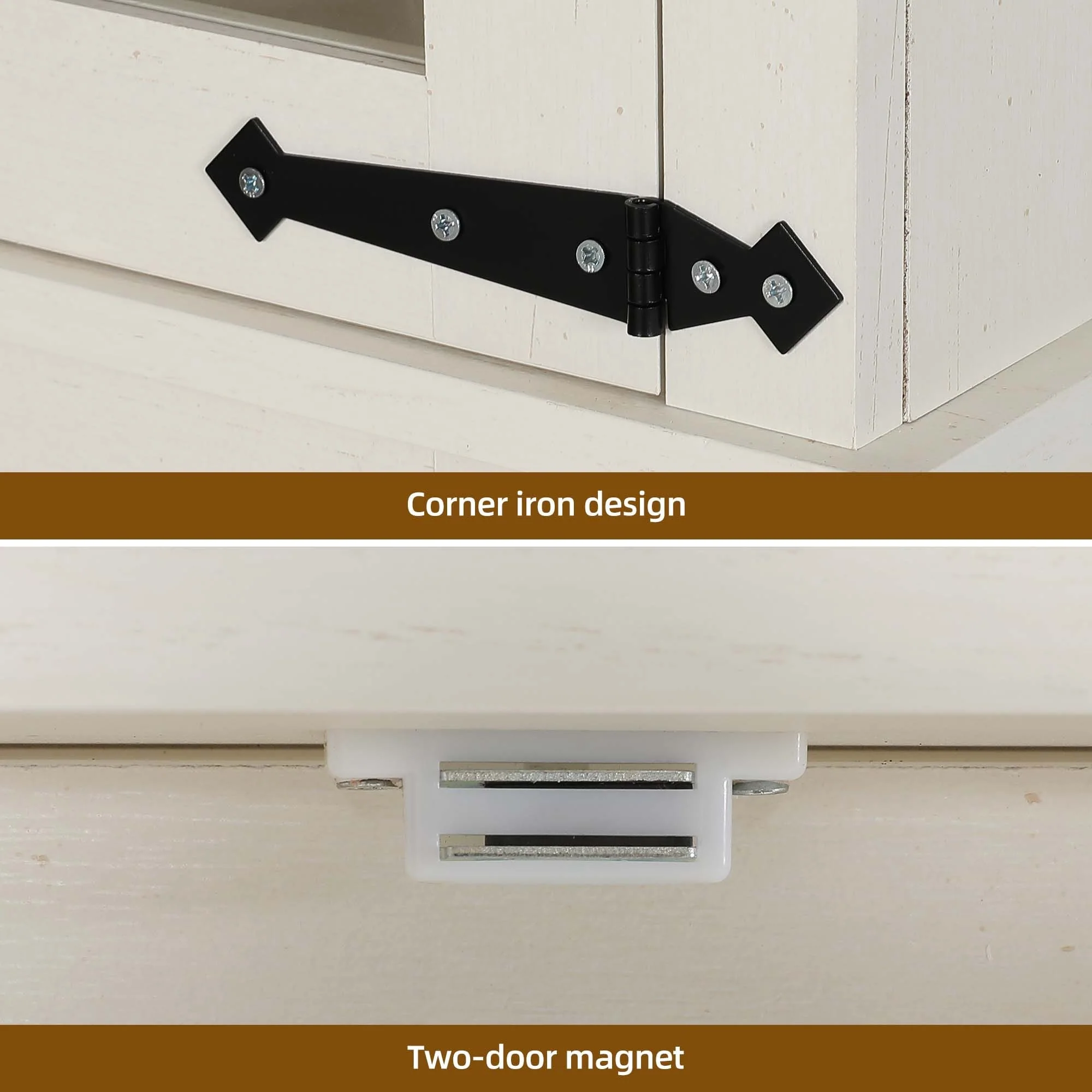 Farmhouse Kitchen Pantry Storage Cabinets