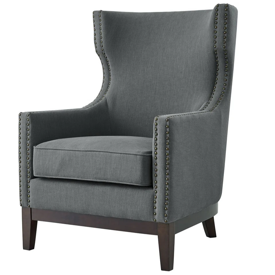Roswell Linen Wingback Chair
