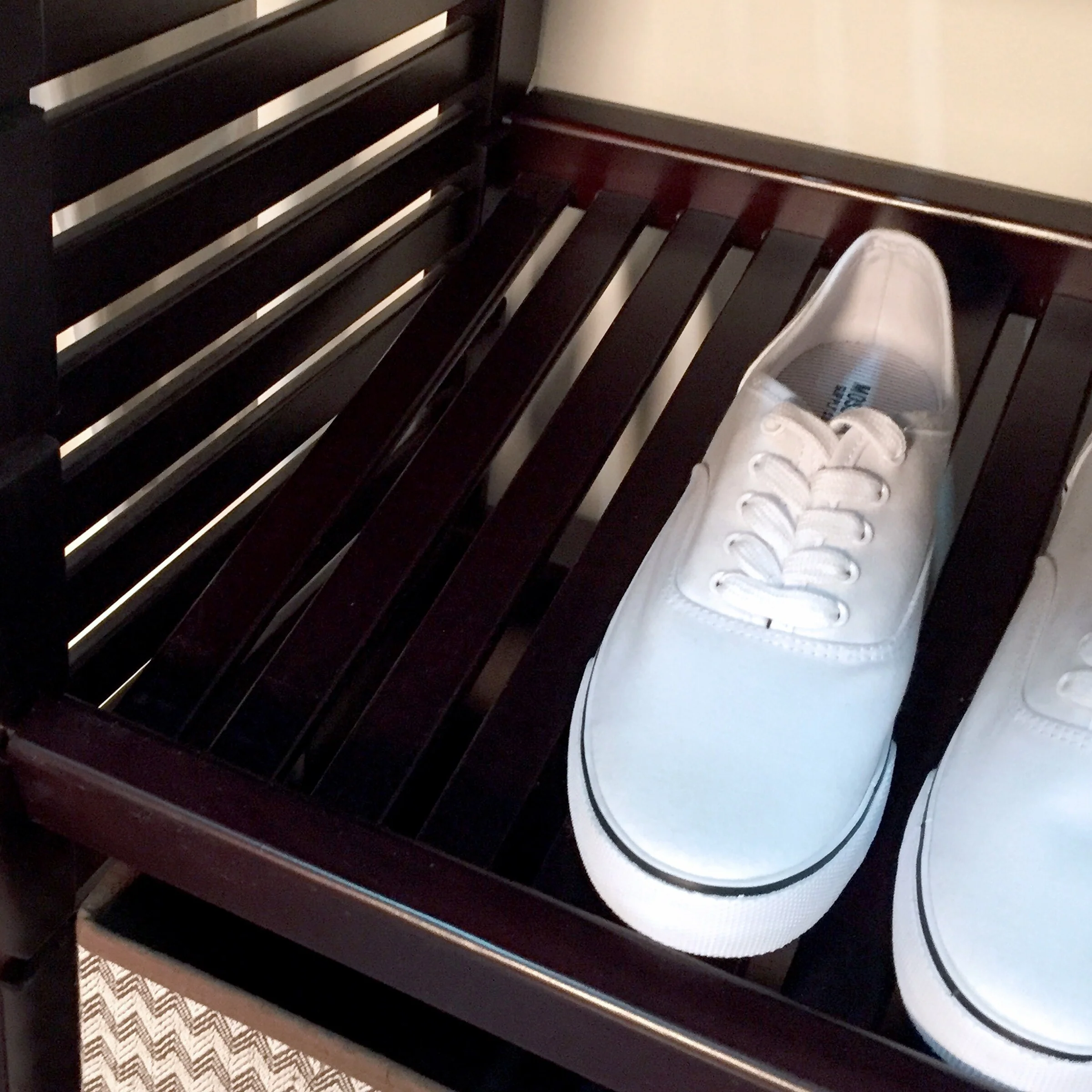 John Louis Home Solid Wood Walk-In Closet System with 3-Drawers Espresso