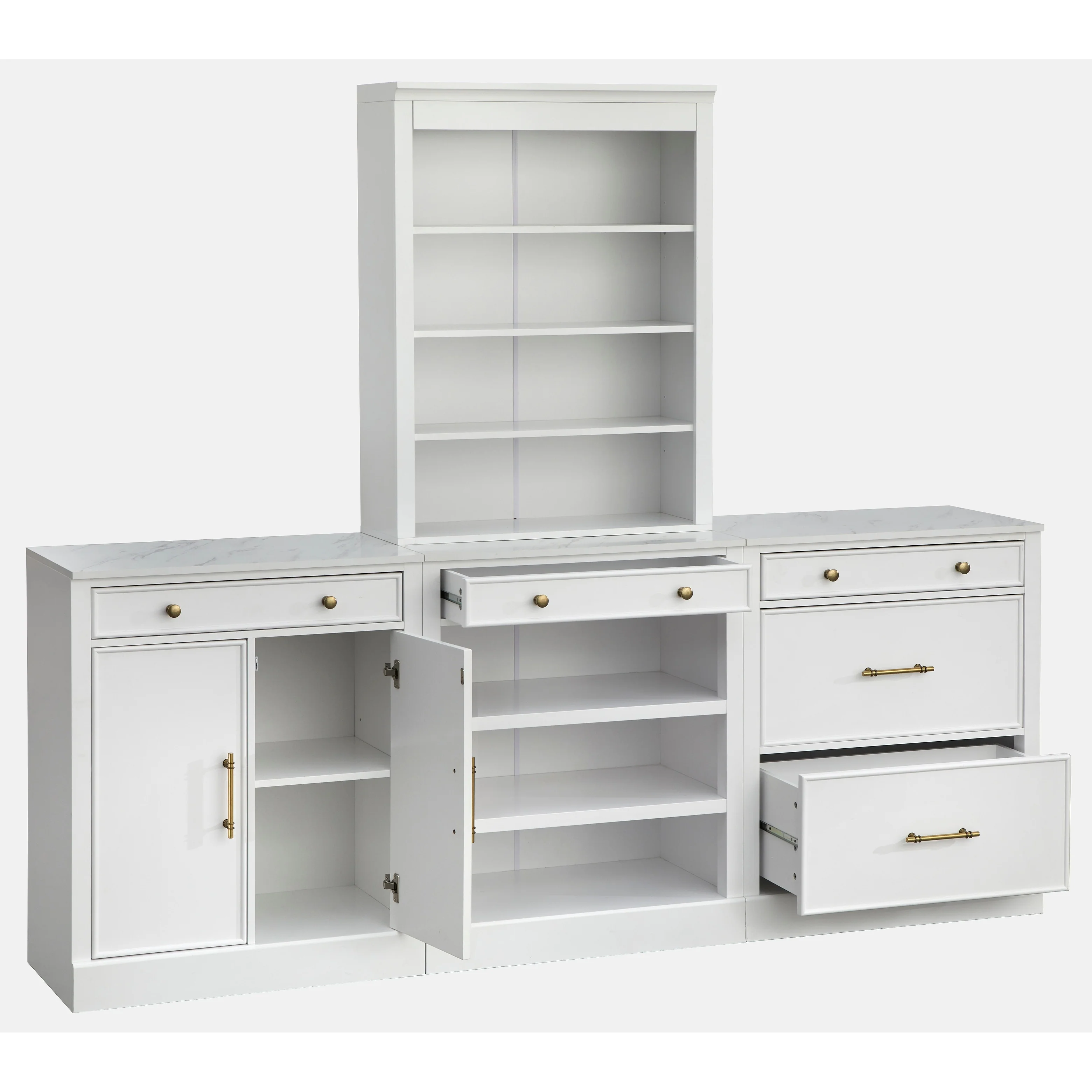 Lifestorey Monza 1-Drawer/2-Door Cabinet