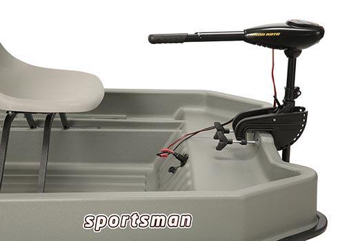 SPORTSMAN 8 2 Person Fishing Boat LENGTH 103″ (262cm) WIDTH 48″ (122cm) CAPACITY 515lbs (234kg) WEIGHT 100lbs. (45kg)