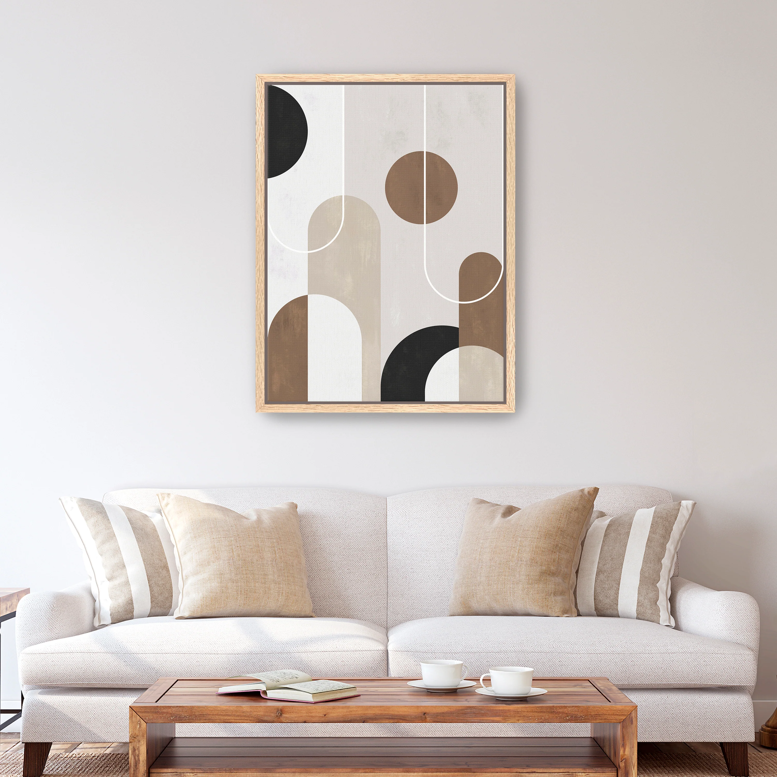 Minimalism Mountains Canvas Giclee
