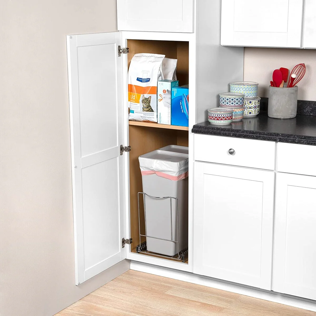 Pull Out Trash Can Under Cabinet- Trash Can Not Included, Heavy Duty