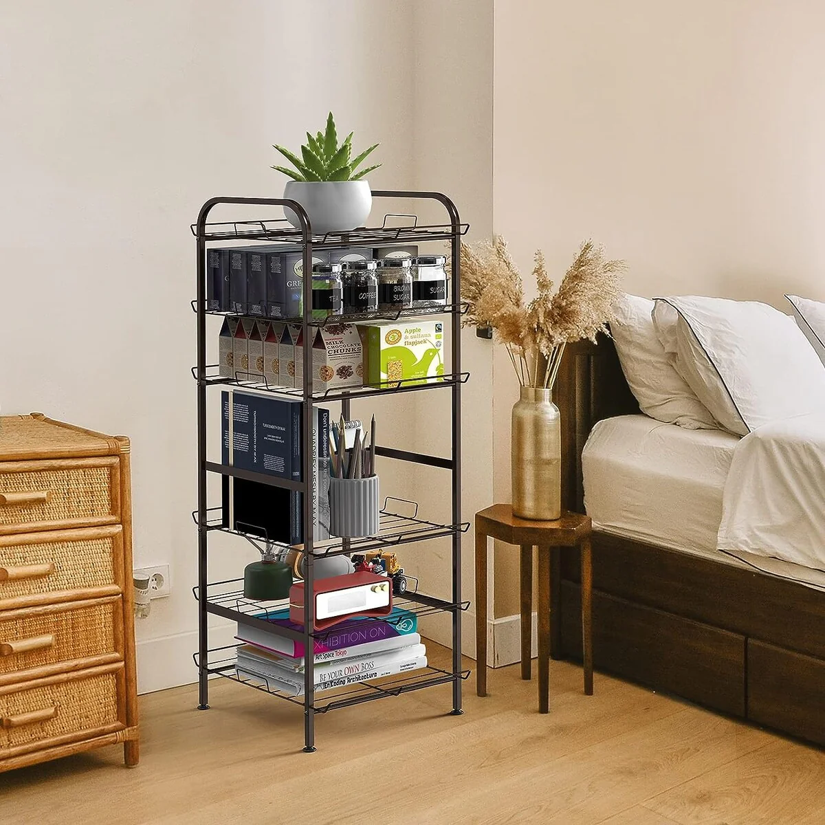 Water Bottle Organizer Vertical Free Standing Storage